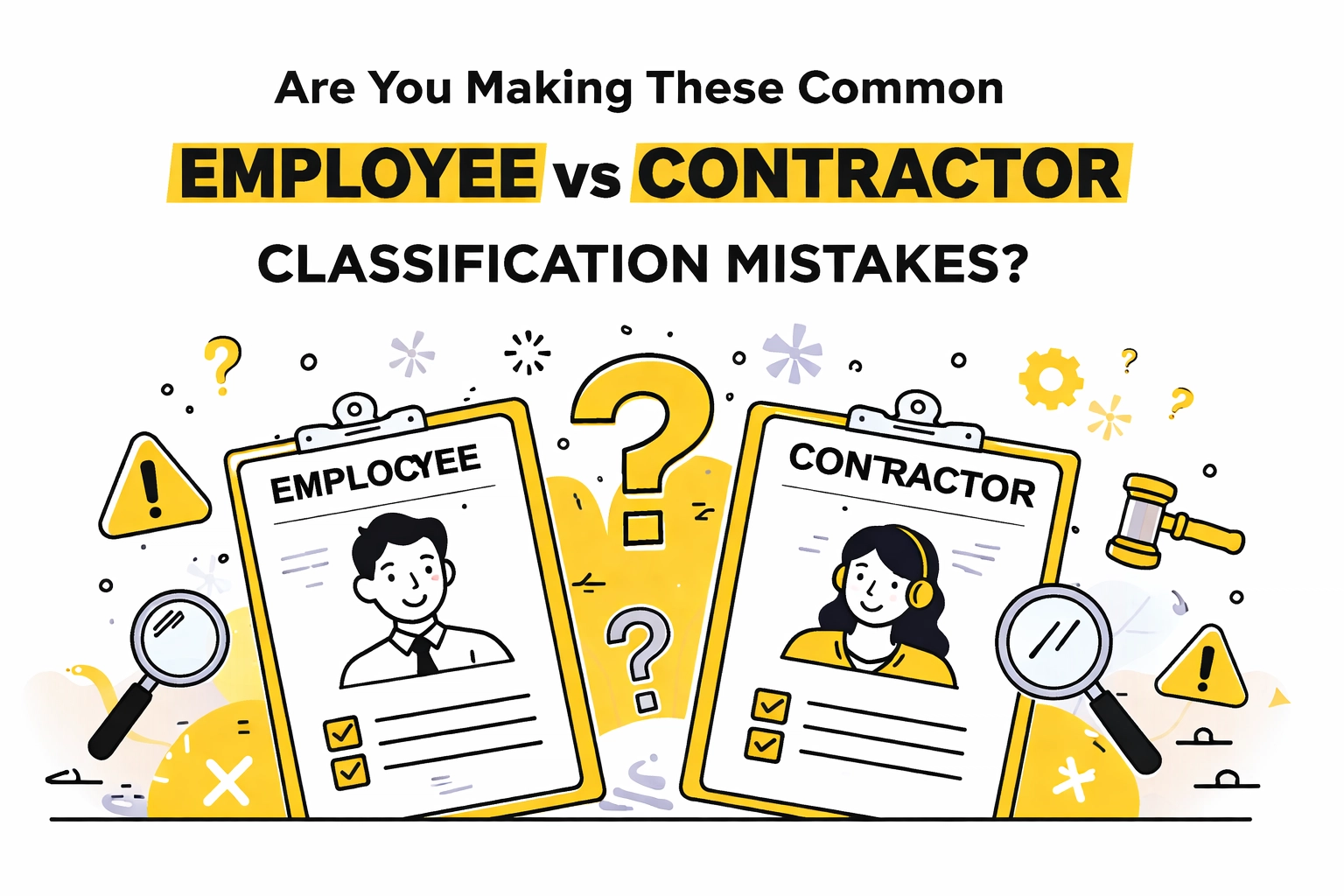 [HERO] Are You Making These Common Employee vs Contractor Classification Mistakes?