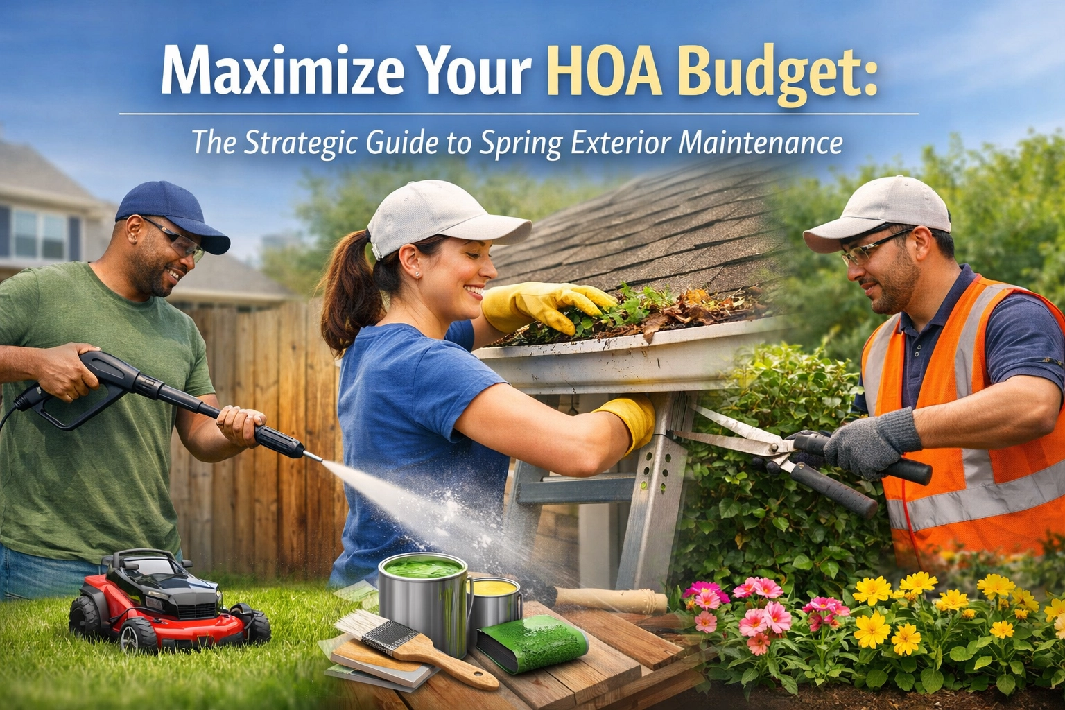 [HERO] Maximize Your HOA Budget: The Strategic Guide to Spring Exterior Maintenance