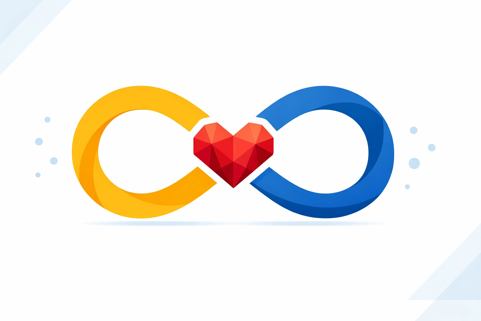 An infinity loop with a heart icon representing the bridge between donor acquisition and long-term retention.