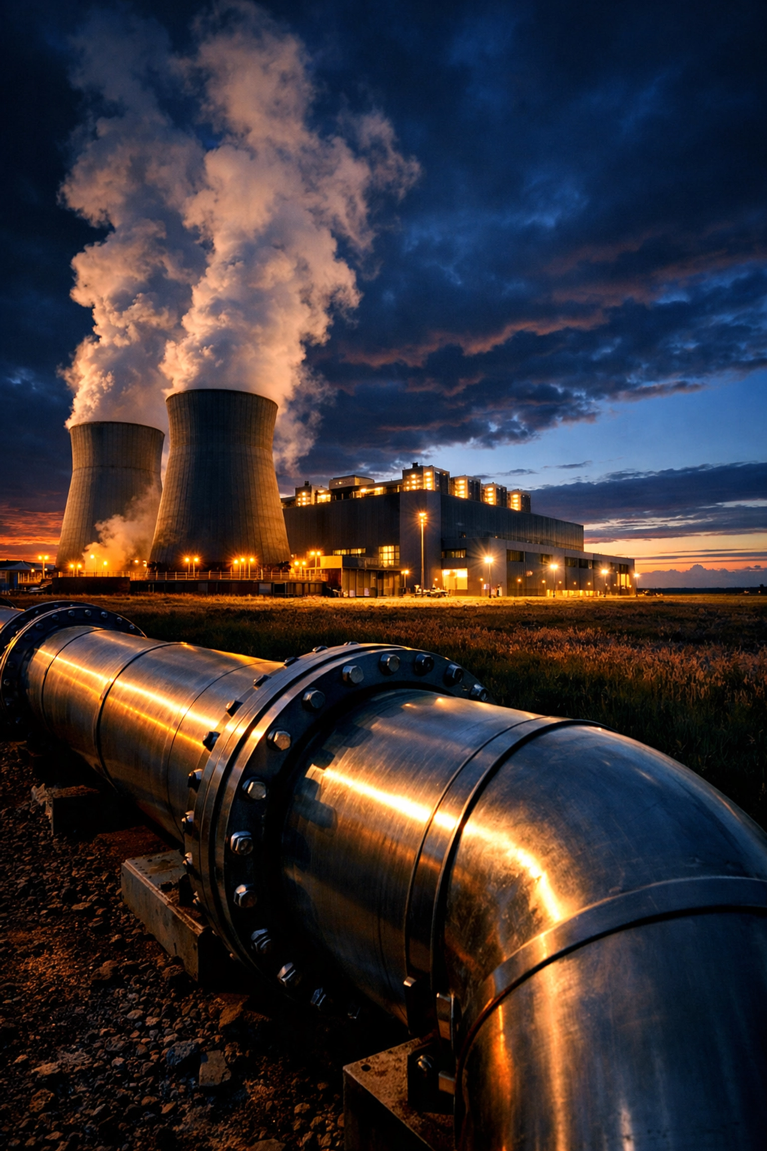 Bell Canada data centre water infrastructure near Regina, Saskatchewan