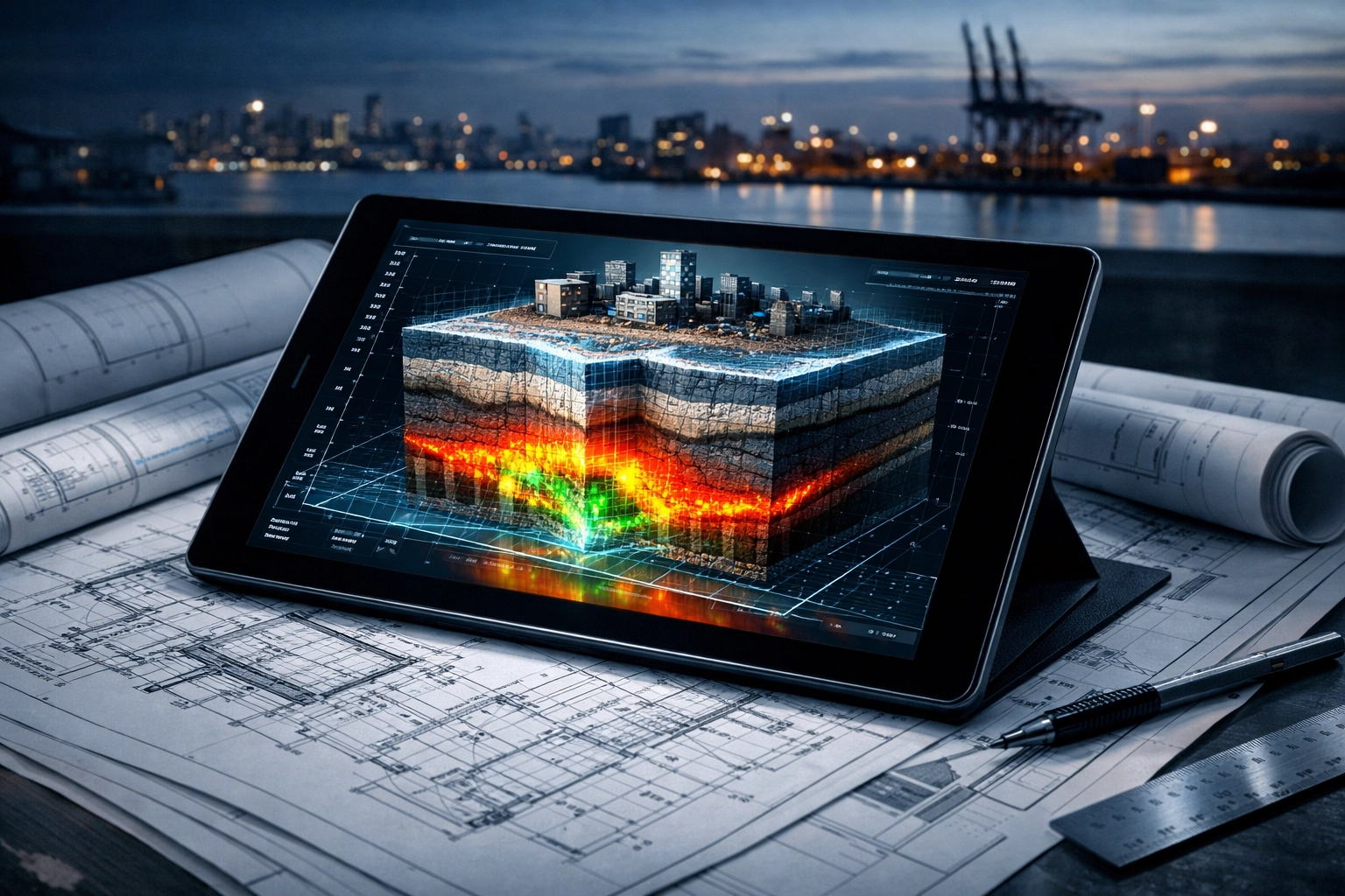 Digital mapping of soil conditions and environmental contamination for NJ geotechnical and Phase II ESA integration.