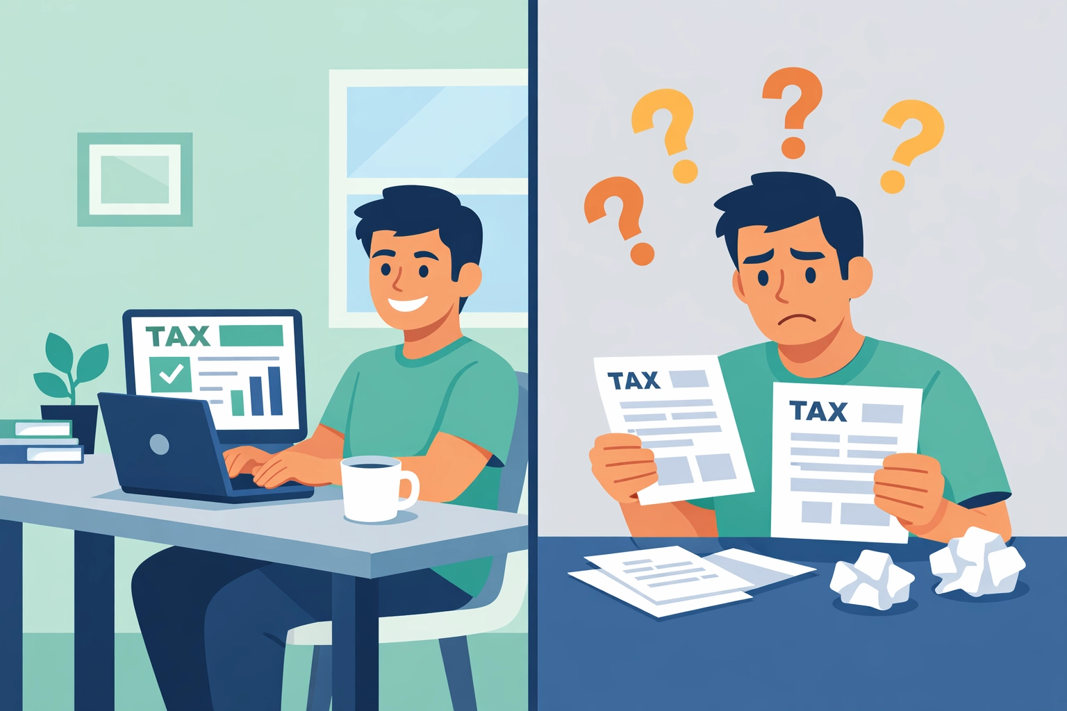 Comparison of guided tax software versus manual fillable forms for 2026 tax filing
