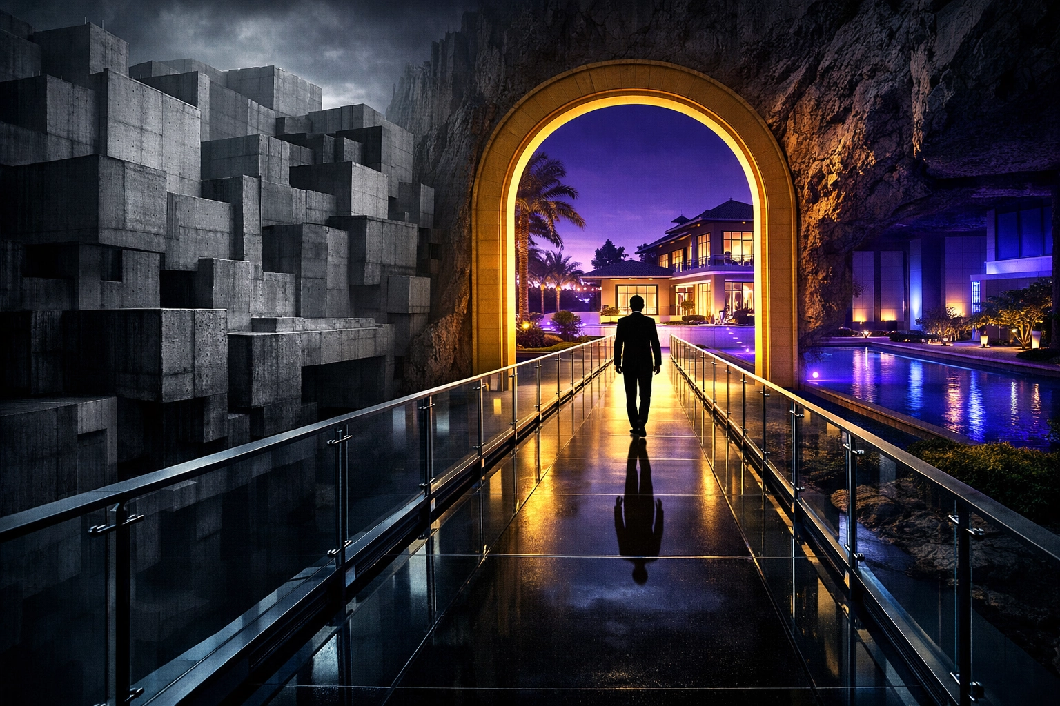 Exiting the corporate matrix on a bridge toward private sector financial freedom and trustee status.