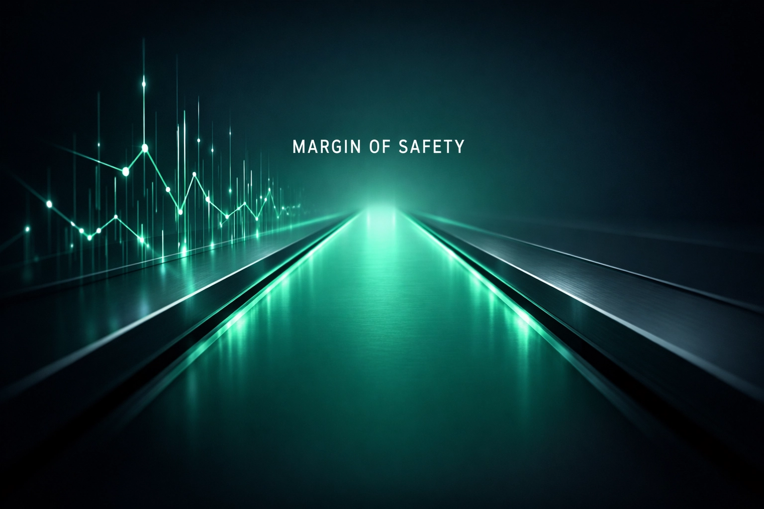 A digital buffer zone representing the margin of safety in EV betting calculations.