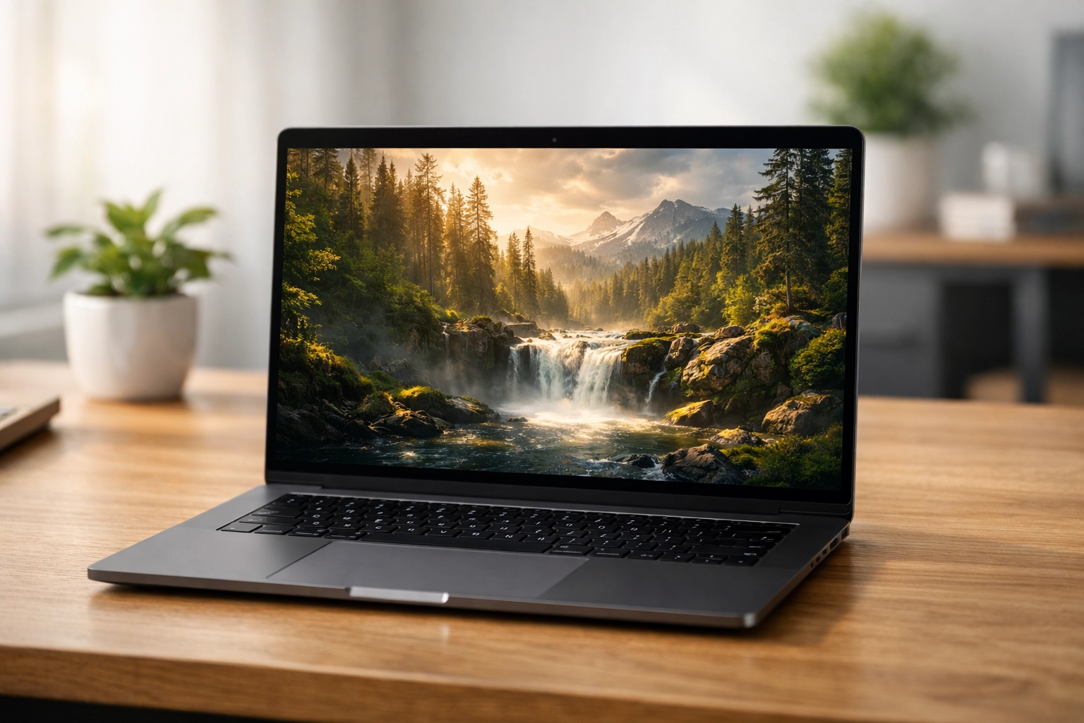 High-definition video on a laptop illustrating how to market a blog on social media.