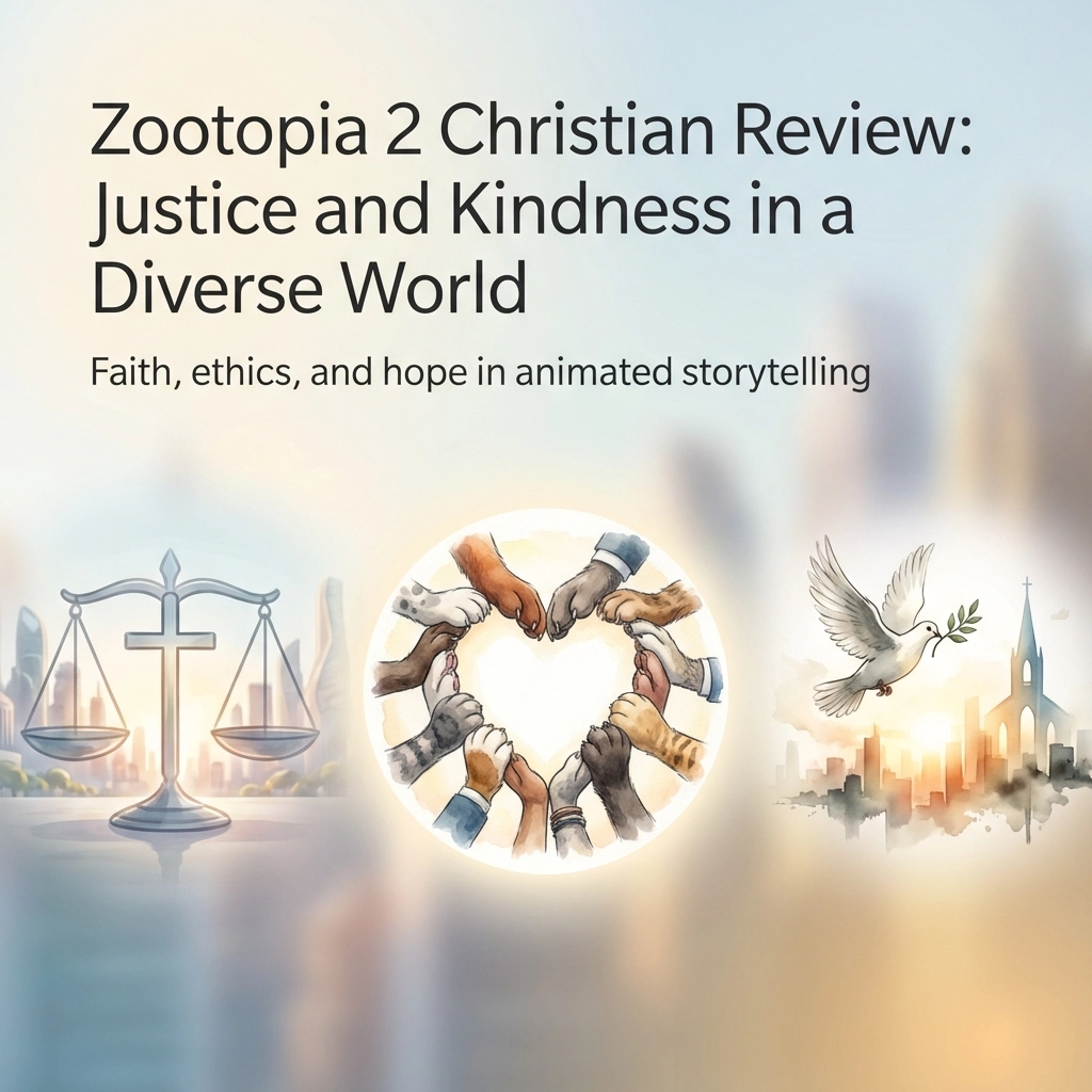 Christian Safety Rating: ⭐⭐⭐⭐ (4/5 Stars)  Red Flag Count: Curse Words: 0 Sexual Content: 0 Gore/Violence: 2 mild action sequences Scary Moments: 1-2 (suspenseful chase scenes) Worldview Concerns: Operates from secular framework (no biblical references) Disney's Zootopia 2  returns with Judy Hopps and Nick Wilde for another adventure through the bustling city where predators and prey live side-by-side. But this time, the filmmakers dig deeper into what it truly means to celebrate our differences while standing united: and as Christian parents, that's exactly the kind of conversation starter we need around our dinner tables. Here's the truth: this isn't a "Christian film" by any stretch. You won't find Jesus, Scripture, or the church anywhere in the runtime. But you will  find themes that echo biblical truths about human dignity, community, and the messy work of loving your neighbor well.  What Parents Need to Know  Let's get the housekeeping out of the way first. Zootopia 2  earns a solid 4-star safety rating for Christian families. There's zero profanity, no sexual content, and the action sequences are what you'd expect from a Disney animated feature: exciting but never gratuitous. Your littlest ones might find a couple chase scenes a bit intense (think suspenseful music and tight escapes), but nothing that crosses into nightmare territory. The film clocks in around the standard 100-minute mark, making it perfect for a family movie night without losing the attention of younger viewers. The animation quality is stunning: Disney pulled out all the stops with fur textures, city landscapes, and facial expressions that genuinely convey emotion.  The Heart of the Story: Beyond Colorblind Unity  Here's where Zootopia 2  surprised me. The original film had a beautiful message about looking past our differences and treating everyone equally. But this sequel takes it a step further, and honestly, it's a more mature approach. Instead of pretending we're all the same (what some critics call being "colorblind"), Zootopia 2  argues that acknowledging and celebrating what makes us different is what makes community truly beautiful. In the film's world, a rabbit brings different strengths than a fox. A cheetah sees the world differently than a water buffalo. And instead of ignoring those distinctions, the characters learn to appreciate how those unique perspectives make their city stronger. This resonates with Paul's teaching in 1 Corinthians 12 about the body of Christ. "For just as the body is one and has many members, and all the members of the body, though many, are one body, so it is with Christ" (1 Corinthians 12:12). Different gifts, different roles, one unified purpose. The film doesn't quote Scripture: it couldn't be further from a VeggieTales episode: but it stumbles onto a biblical principle anyway: we're designed for diversity-in-unity, not conformity.  Nick and Judy's Friendship: A Model Worth Examining  One of the most powerful moments comes when Nick and Judy hit a rough patch in their partnership. Rather than glossing over conflict or pretending everything's fine, they sit down and confess their weaknesses to each other. Nick admits where he's failed. Judy owns her mistakes. They extend grace and move forward stronger. Christian reviewers have rightly pointed out this scene models healthy friendship: something our kids desperately need to see. Proverbs 27:17 tells us "Iron sharpens iron, and one man sharpens another." Real friendship isn't pretending we're perfect. It's creating safe spaces where we can be honest about our struggles and point each other toward growth.  Where the Film Falls Short (and Why That's Okay)  Let's be honest about the elephant: or should I say, elephant shrew: in the room. Zootopia 2  operates entirely from a secular worldview. The characters don't pray. They don't reference any higher power. The solutions to prejudice and conflict come through self-reflection, community effort, and choosing kindness. From a Christian perspective, we know that's incomplete. True lasting transformation comes through the Holy Spirit. Genuine peace between people flows from being reconciled to God through Christ. Our ability to love difficult neighbors comes from experiencing God's love for us first (1 John 4:19). But here's why I'm not losing sleep over this: Zootopia 2  never claimed to be a gospel presentation. It's a secular film that touches on common grace truths: principles woven into creation that reflect God's character even when they're not explicitly credited to Him. Your job as a parent isn't to shield your kids from every piece of media that doesn't quote Romans. It's to help them develop biblical discernment. Use this film as a springboard for deeper conversations.  Discussion Starters for Your Family  After the credits roll, try these conversation starters: 1. The Differences Question:  "The movie says our differences make us beautiful. What does the Bible say about how God made each person?" (Genesis 1:27, Psalm 139:14) 2. The Prejudice Problem:  "Judy struggled with judging others based on their past. Can you think of a time when someone judged you unfairly? How did Jesus treat people everyone else looked down on?" (Luke 19:1-10, John 4:1-42) 3. The Unity Challenge:  "If we're all made in God's image but we're also different, how should Christians treat people who look, talk, or think differently than us?" (Galatians 3:28, Ephesians 4:1-6) 4. The Gospel Gap:  "The animals in Zootopia tried really hard to be kind and overcome prejudice. Why do Christians believe we need Jesus, not just good intentions?" (Romans 3:23-24, Ephesians 2:8-9) These questions turn passive entertainment into active discipleship. You're teaching your kids to engage culture thoughtfully rather than consume it mindlessly.  What Works Really Well  Let's give credit where it's due. Zootopia 2  succeeds on several fronts: The humor lands.  Disney's writers understand comedic timing, and there are genuine laugh-out-loud moments that work for both kids and adults. No crude bathroom humor or inappropriate jokes: just clever wordplay and physical comedy. The animation is breathtaking.  From the way light filters through fur to the bustling city environments, the technical craftsmanship is world-class. It's a visual feast that showcases the creativity God's gifted these artists with. The pacing keeps you engaged.  Unlike some animated sequels that feel like cash grabs, Zootopia 2  tells a complete story with genuine stakes and character development. The message feels earned, not preachy.  The filmmakers trust their audience to grasp the themes without beating us over the head. That's refreshing in an era when so many movies feel like lectures disguised as entertainment.  The Bottom Line for Christian Families  Zootopia 2  won't replace your family devotions or Sunday school curriculum, and it shouldn't. But it can serve as a useful tool in your parenting toolbox: a conversation starter about justice, kindness, prejudice, and community that your kids will actually pay attention to. The film earns its 4-star safety rating honestly. It's clean, engaging, and tackles worthwhile themes without compromising on entertainment value. The lack of explicit Christian content means you'll need to do the work of connecting dots to Scripture, but that's not a weakness: it's an opportunity. Take your family. Enjoy the stunning animation and clever humor. Then spend the car ride home talking about what makes biblical unity different from the world's version. Discuss how Jesus is the ultimate solution to the prejudice and division that plague humanity. Disney gave us a well-crafted film about overcoming differences. You get to point your kids to the God who created those differences on purpose and the Savior who brings true reconciliation. That's worth the price of admission and a bucket of overpriced popcorn. Want more Christian reviews of the latest movies, shows, and tech?  Subscribe to stay updated on content you can trust for your family. We're building a community of parents who want to engage culture thoughtfully without compromising their faith. Join us at laynemcdonald.com  and let's navigate this together.