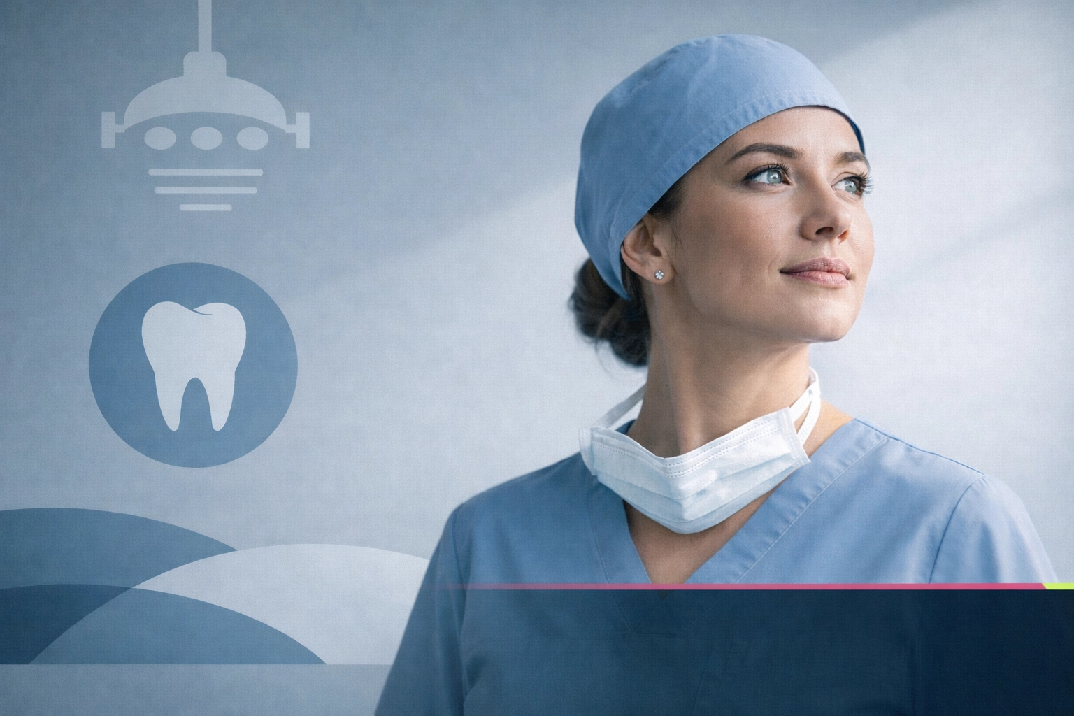 Empowered dental nurse in scrubs, advocating for fair dental nursing salary uk and professional recognition.