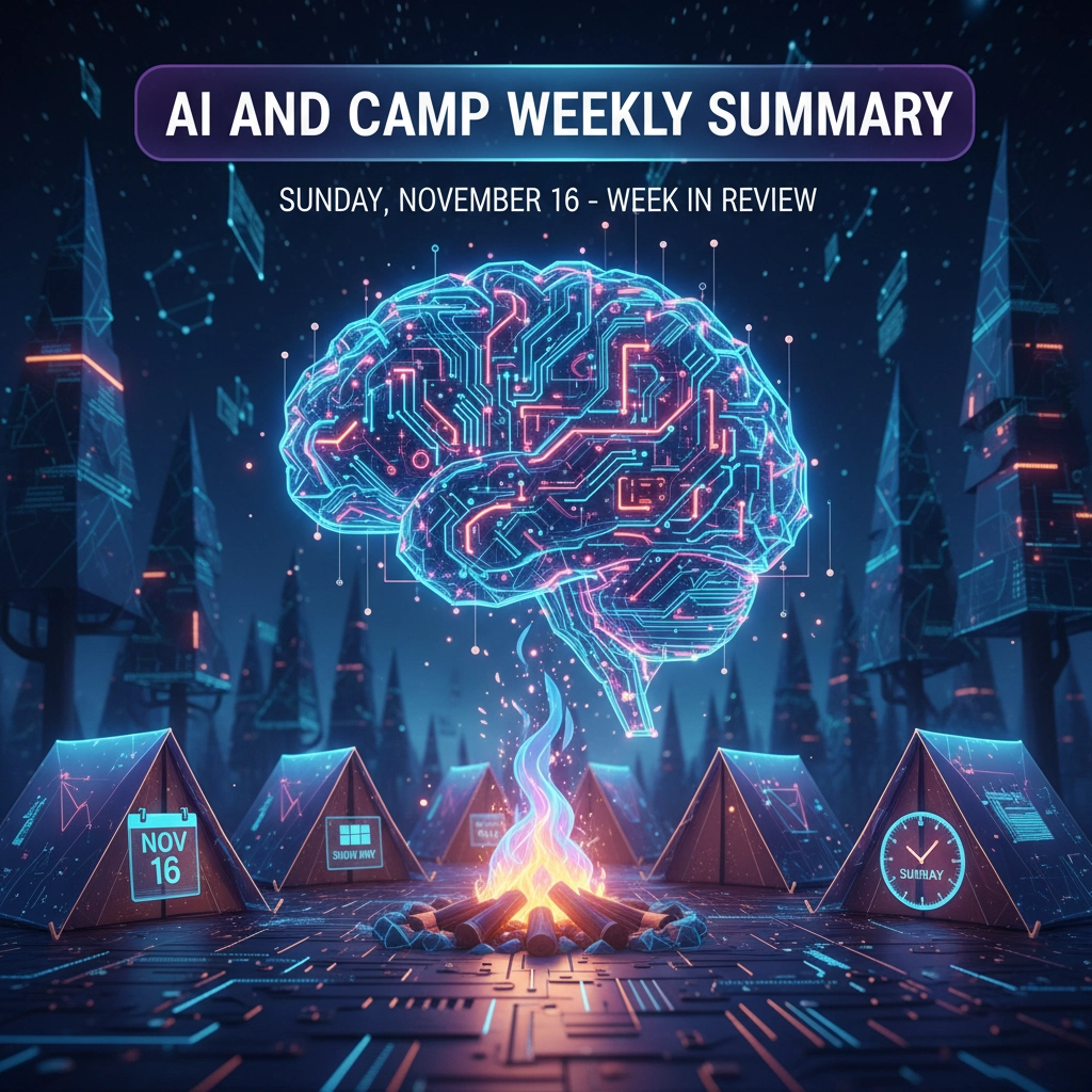 AI and Camp Weekly Summary: Sunday, November 16 – Week in Review