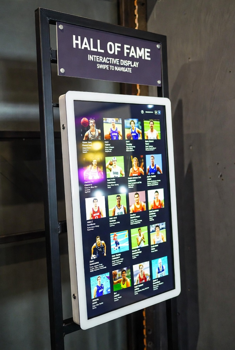 Interactive Hall of Fame digital signage display
