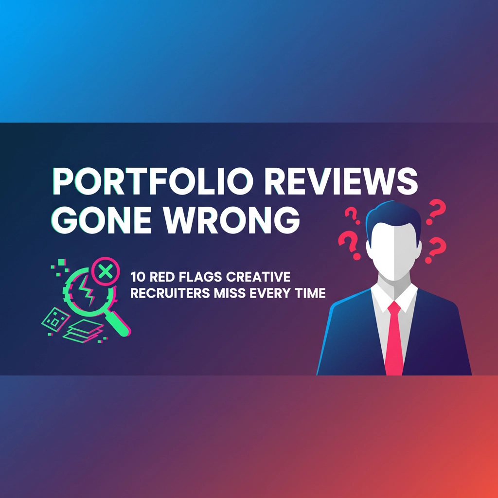 Portfolio Reviews Gone Wrong: 10 Red Flags Creative Recruiters Miss Every Time