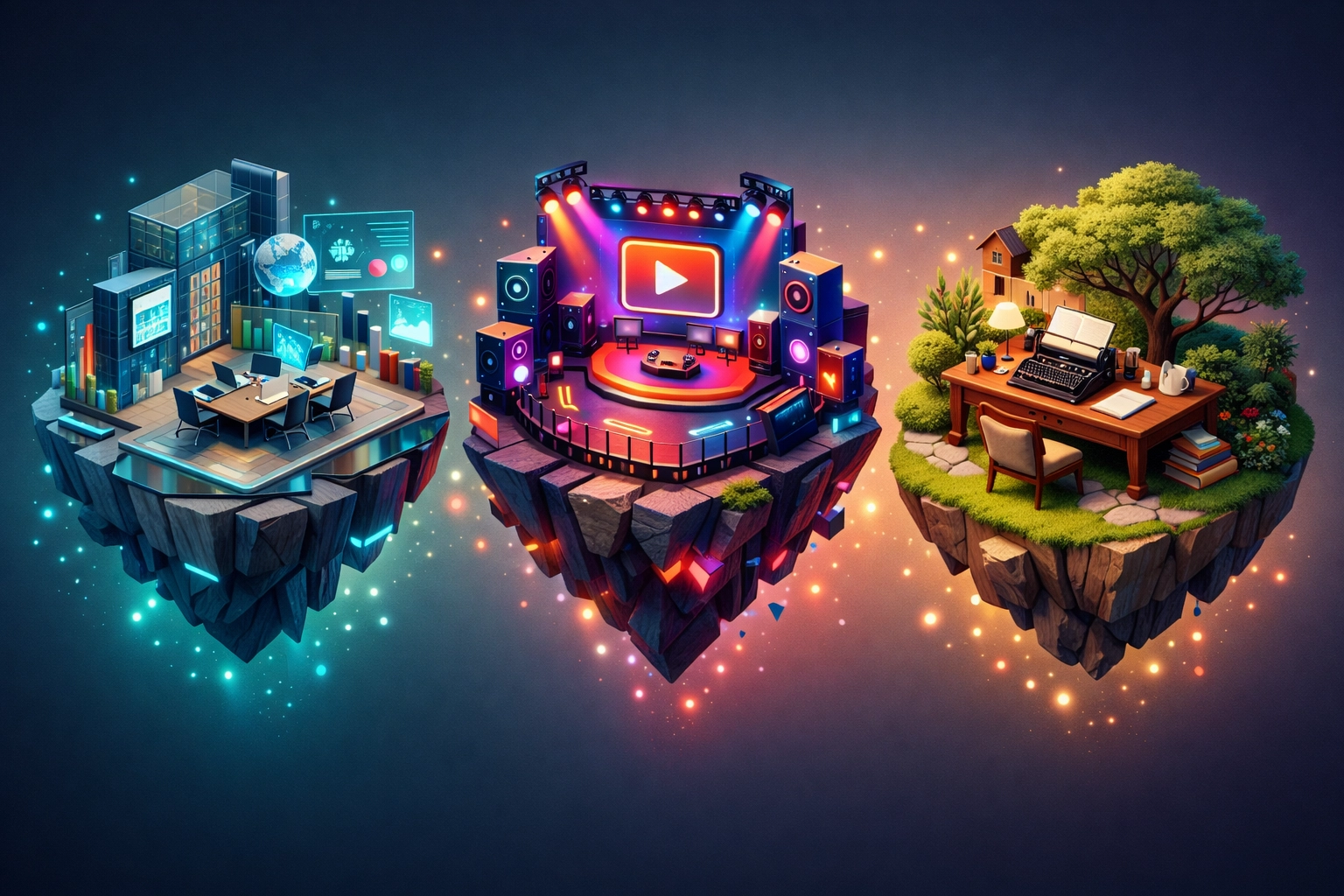 A conceptual view of different social media ecosystems used for specialized growth strategies in 2026.