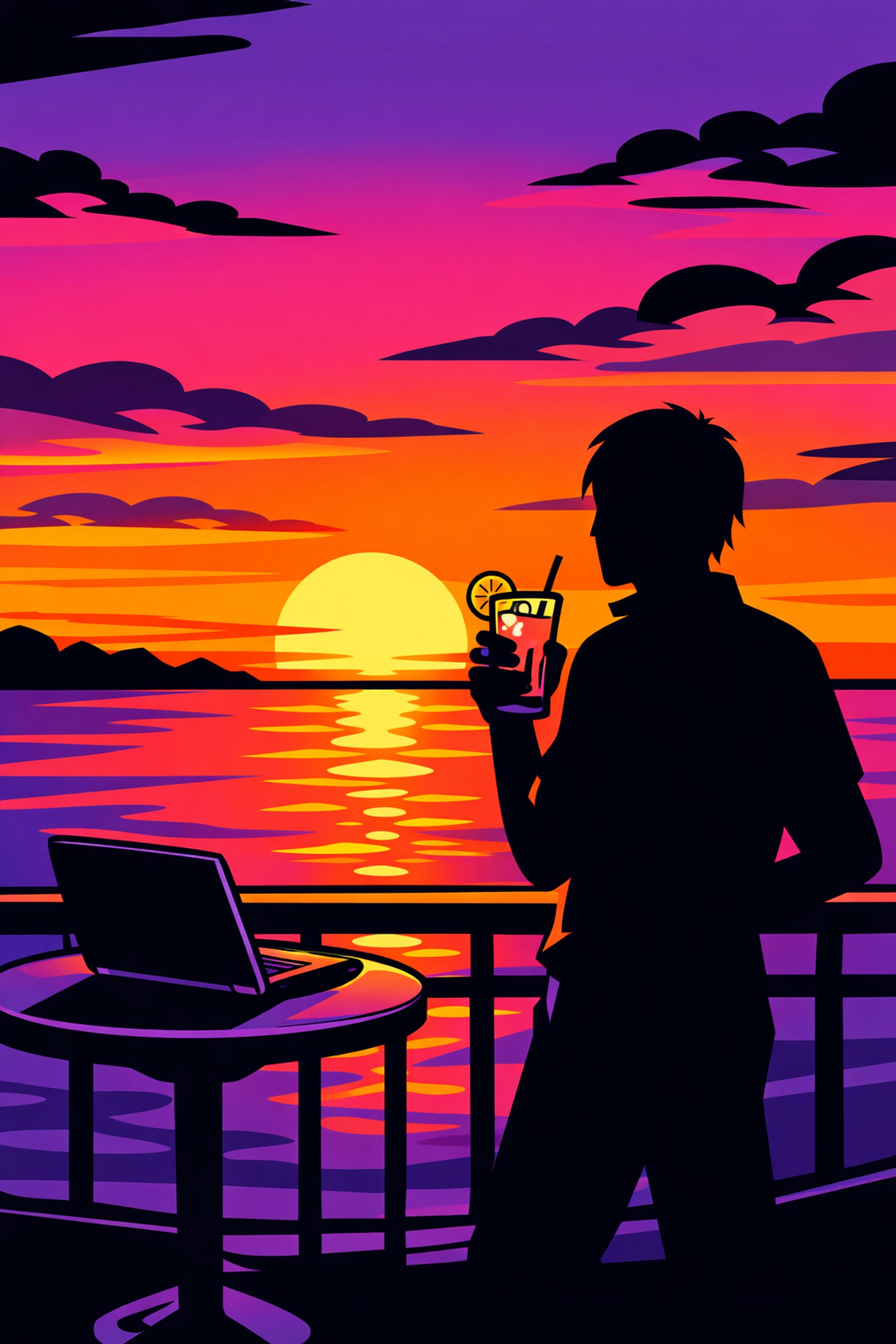 Small business owner enjoying free time after using AI to automate their content calendar and SEO.