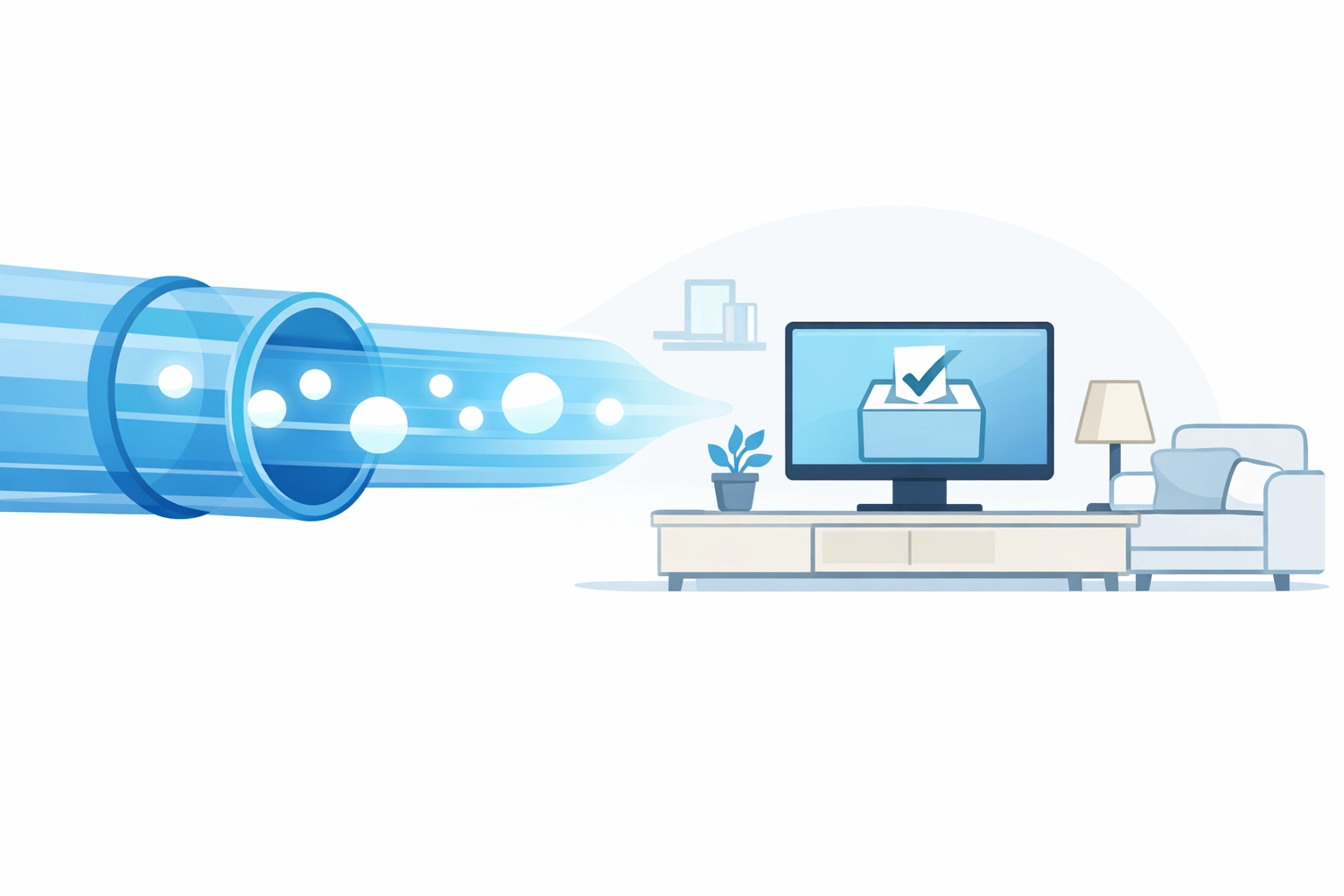 A transparent premium ad pipeline delivering campaign messages directly to real voter screens.