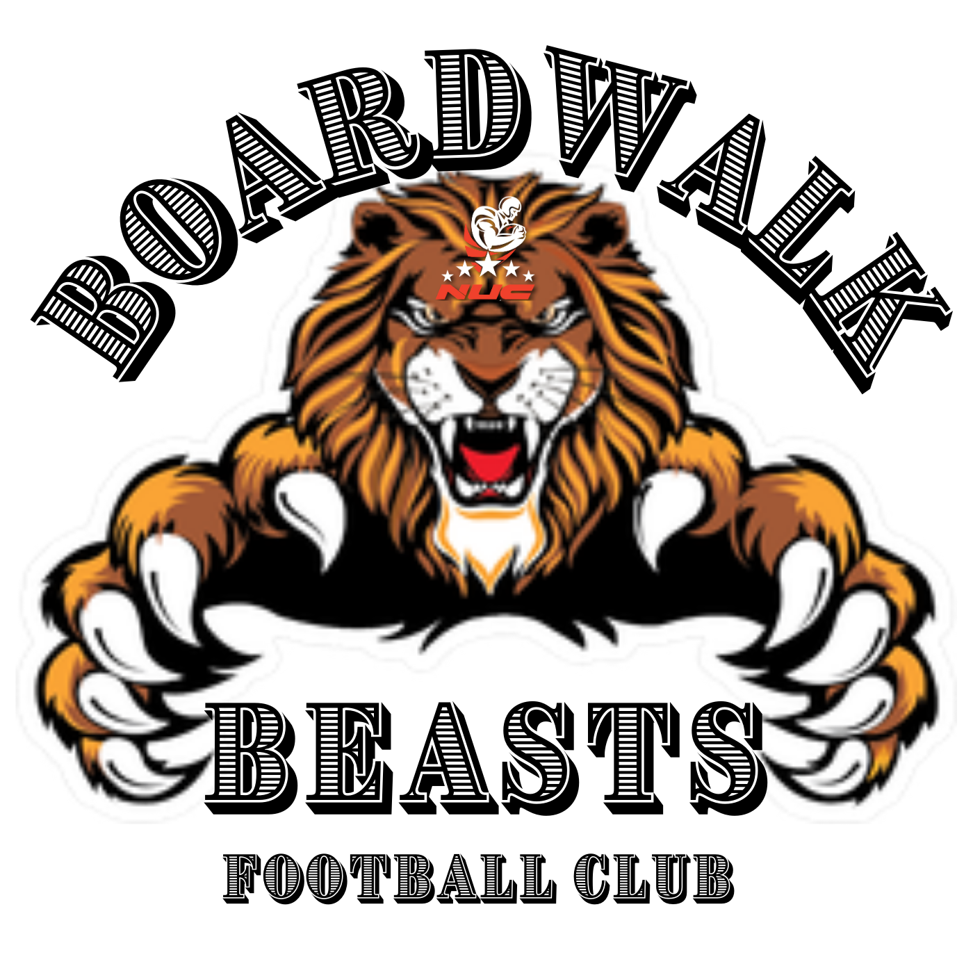 Boardwalk Beasts Football Club logo