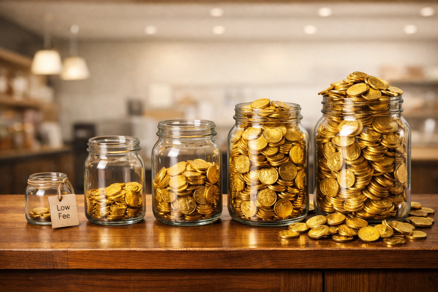 Comparison of crypto POS transaction fees showing different cost structures for small business