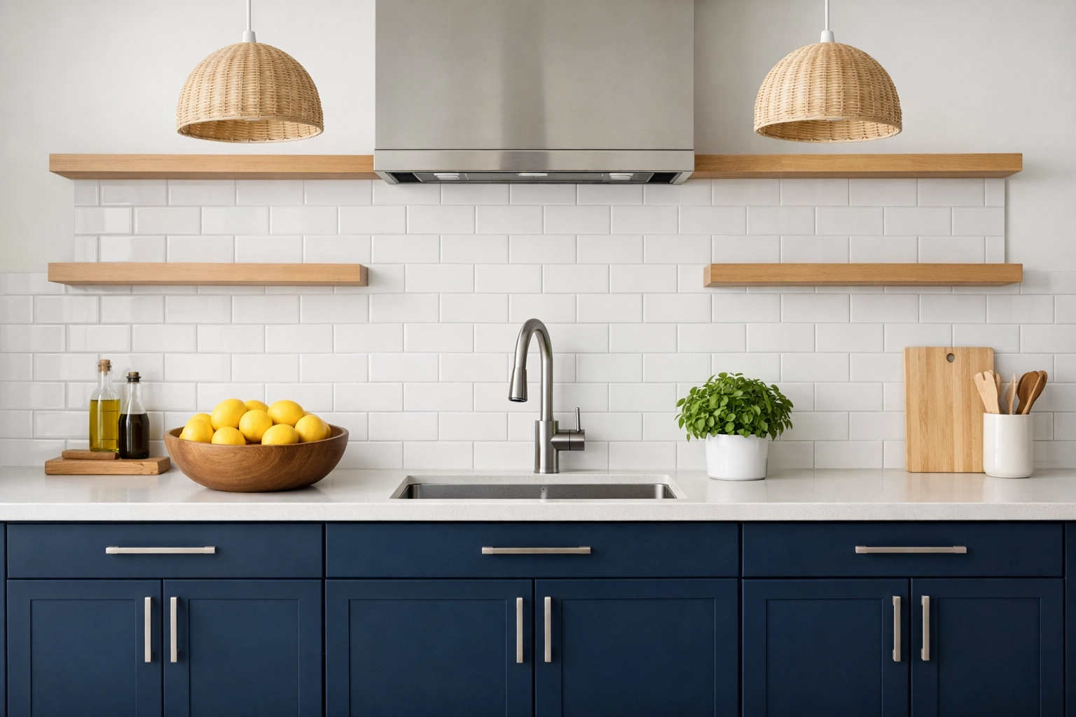 Eco-friendly kitchen in a luxury condo illustrating high-quality house cleaning Cambridge MA.