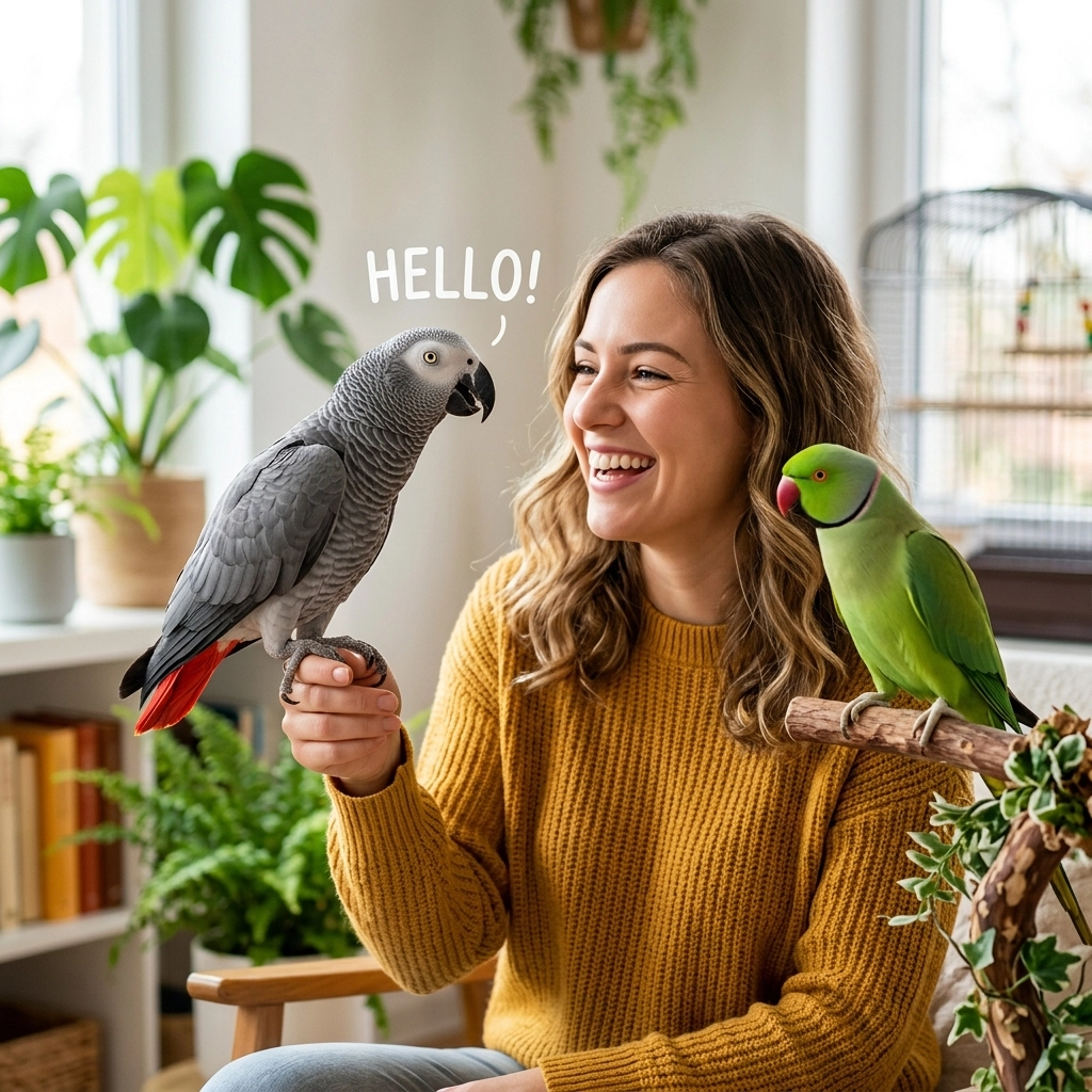 [HERO] Chatty Companions: How to Teach Your Bird to Talk & Top Talking Species