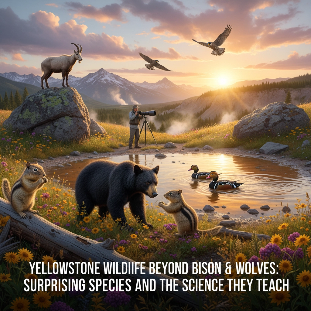 Yellowstone Wildlife Beyond Bison & Wolves: Surprising Species and the Science They Teach