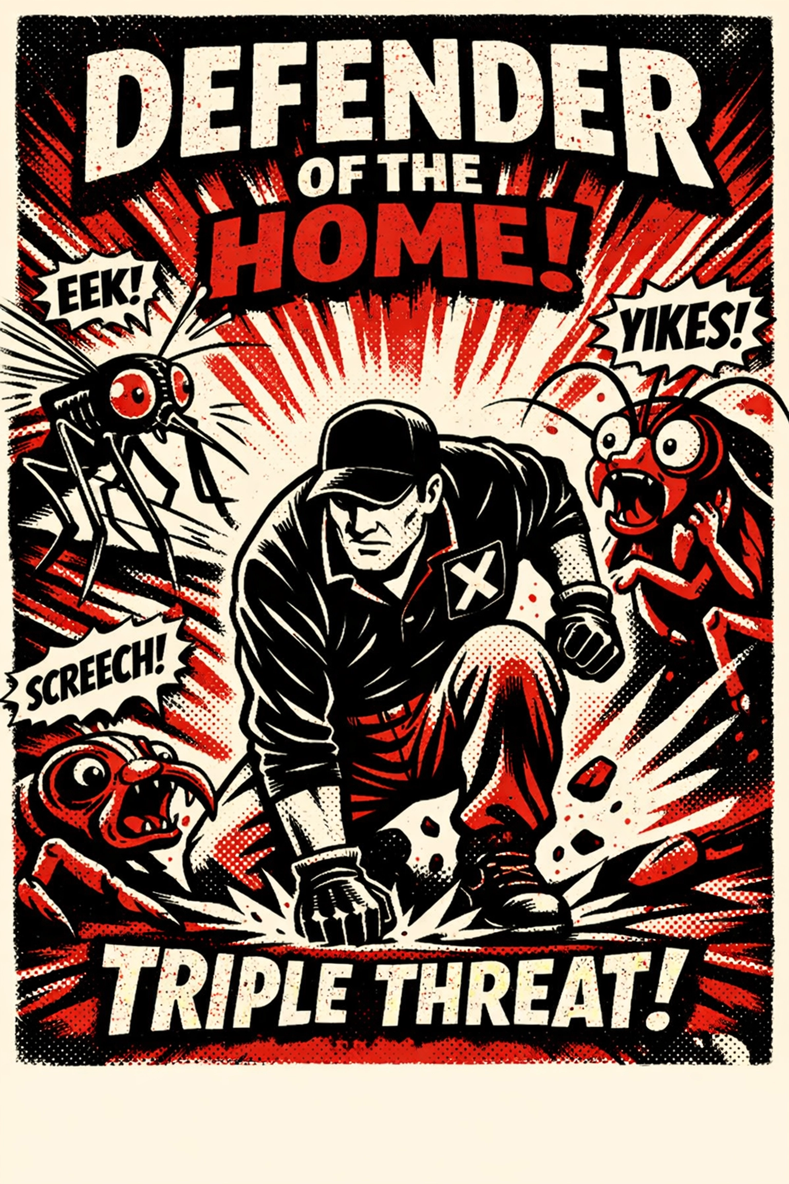 Pest X technician defending a home against mosquitoes, termites, and pests in Jasper AL.