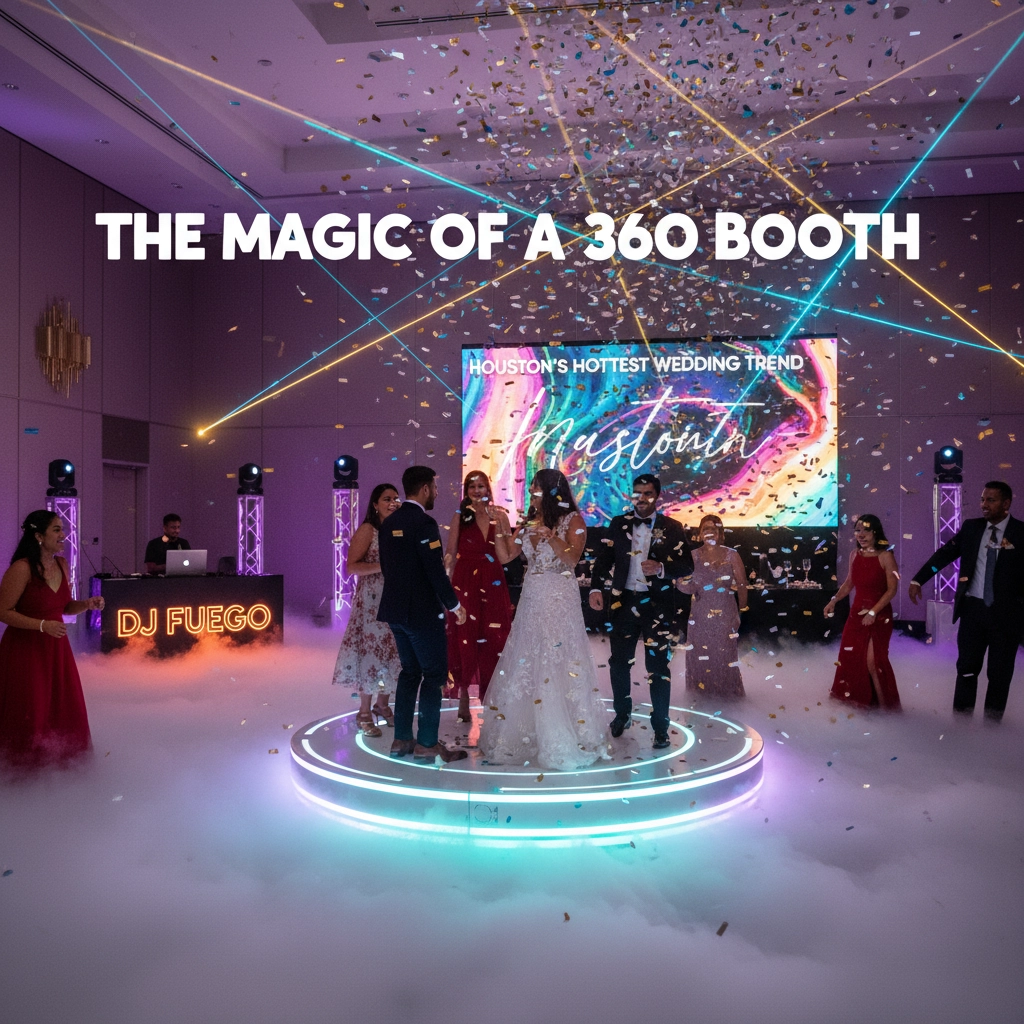 The Magic of a 360 Booth: Why It's Houston's Hottest Wedding Trend