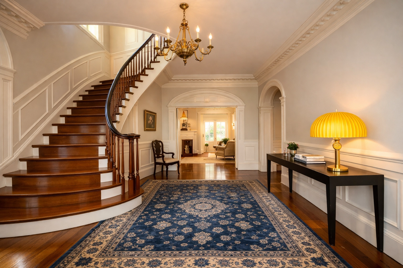 Reliable maid service Cambridge for grand historic estates on Brattle Street with clean foyers and staircases.