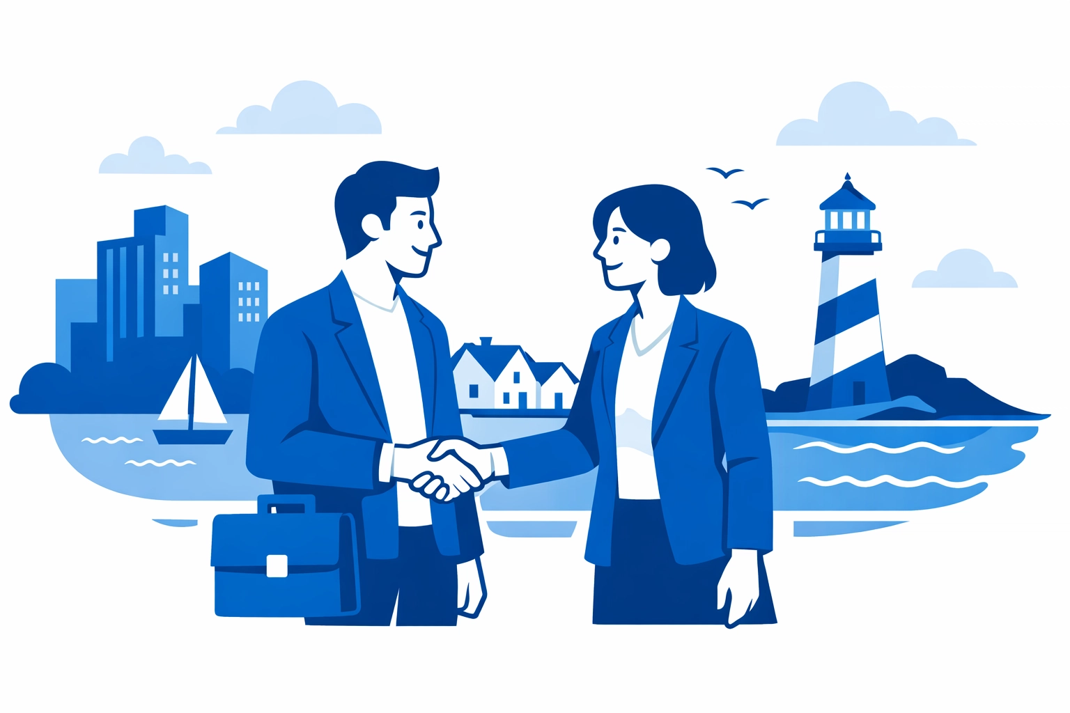 Collaborative partnership with a digital marketing agency near me to drive Monmouth County SEO growth.