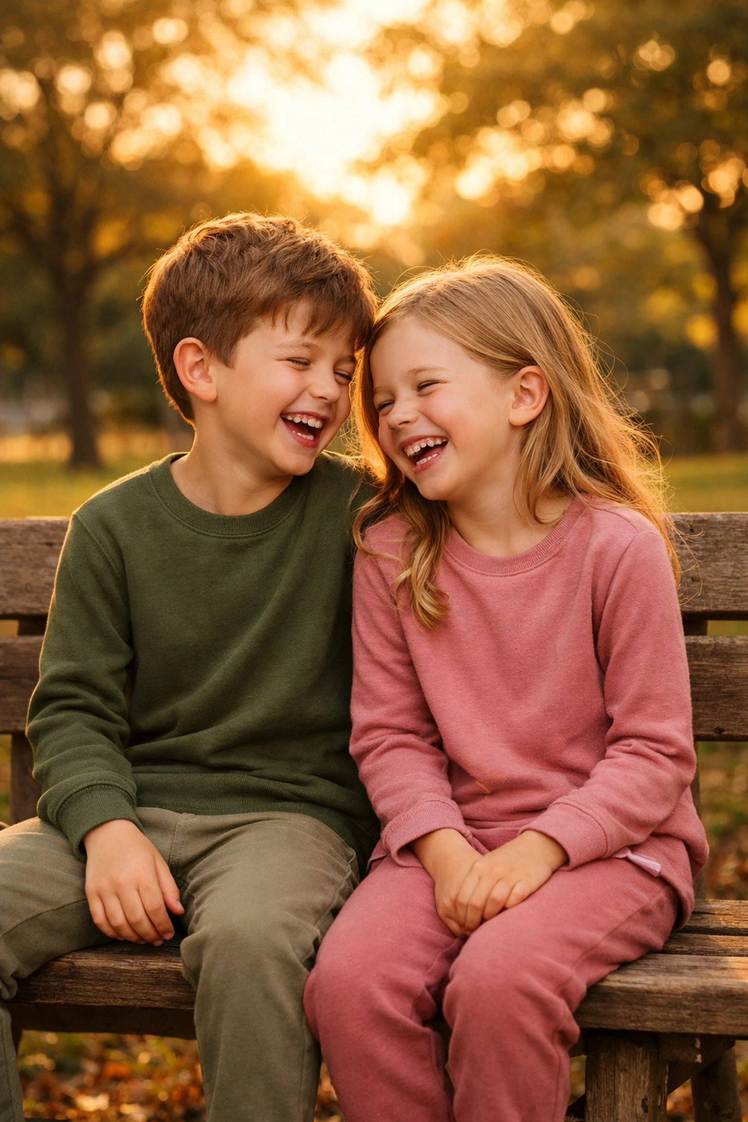 Kids wearing fashionable sensory-friendly clothing that provides support without looking medical.