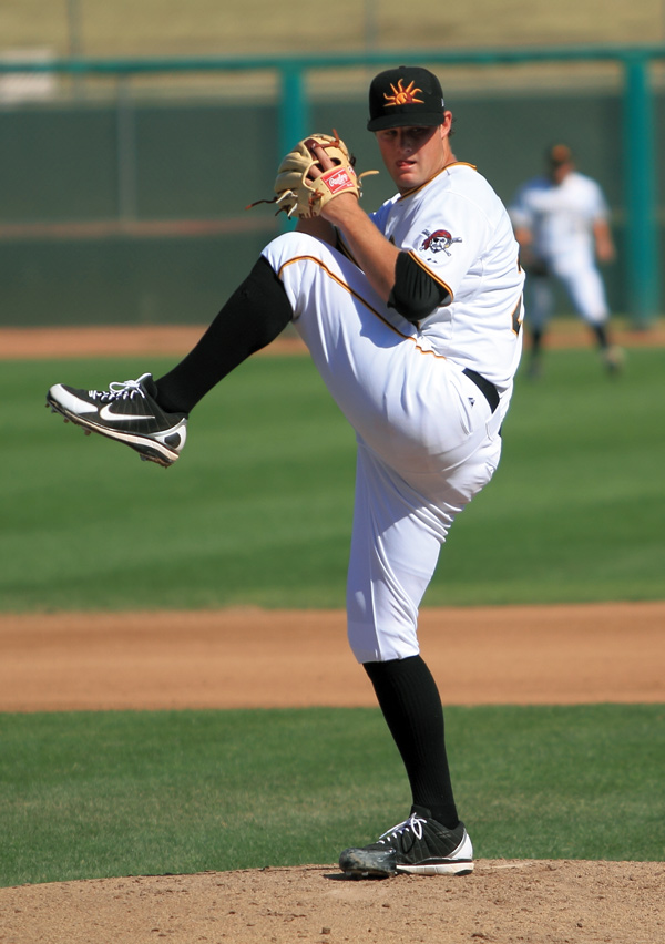 Pitcher on the mound