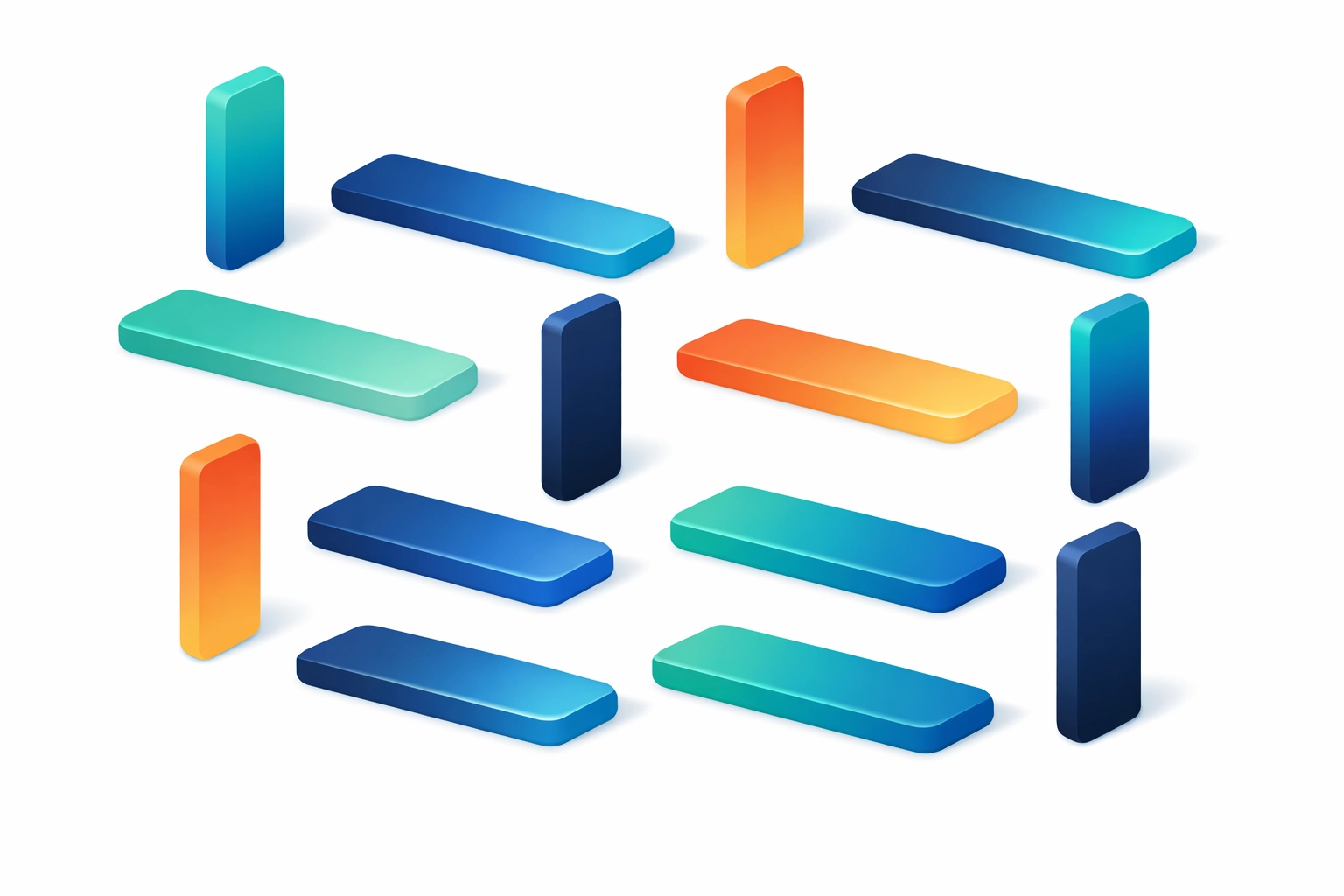 Organized grid of colorful training blocks from a professional indoor cycling workout library.