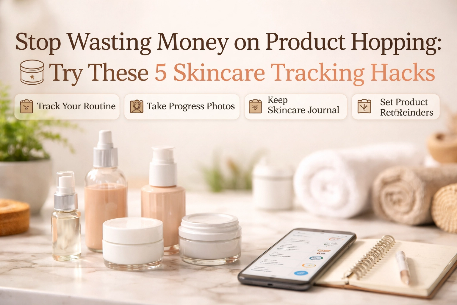 [HERO] Stop Wasting Money on Product Hopping: Try These 5 Skincare Tracking Hacks