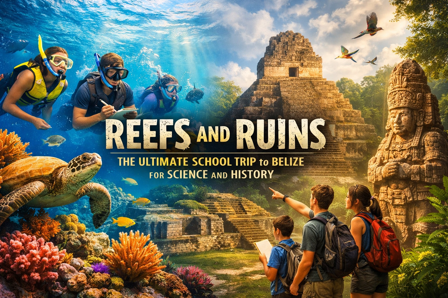 [HERO] Reefs and Ruins: The Ultimate School Trip to Belize for Science and History