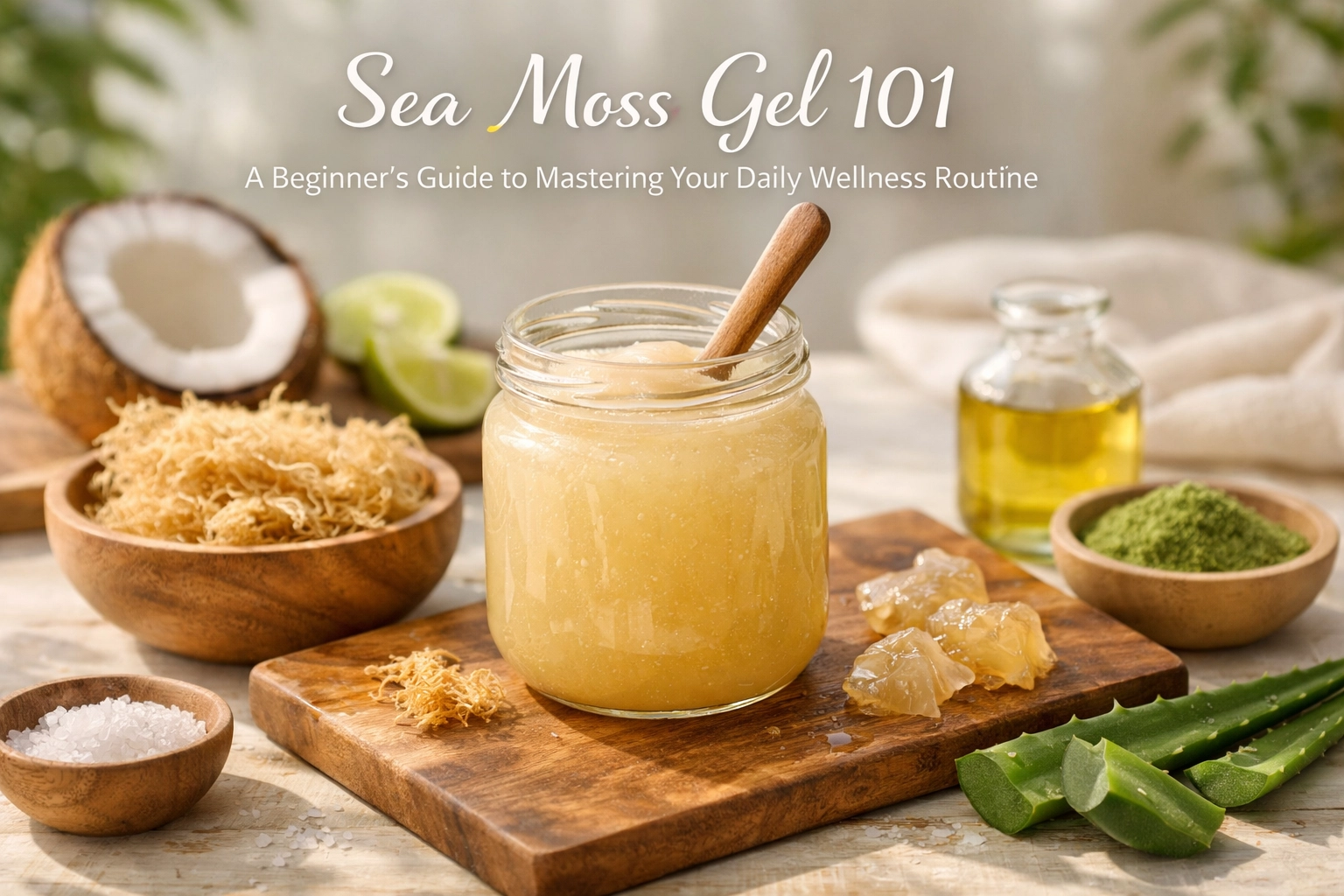 [HERO] Sea Moss Gel 101: A Beginner's Guide to Mastering Your Daily Wellness Routine
