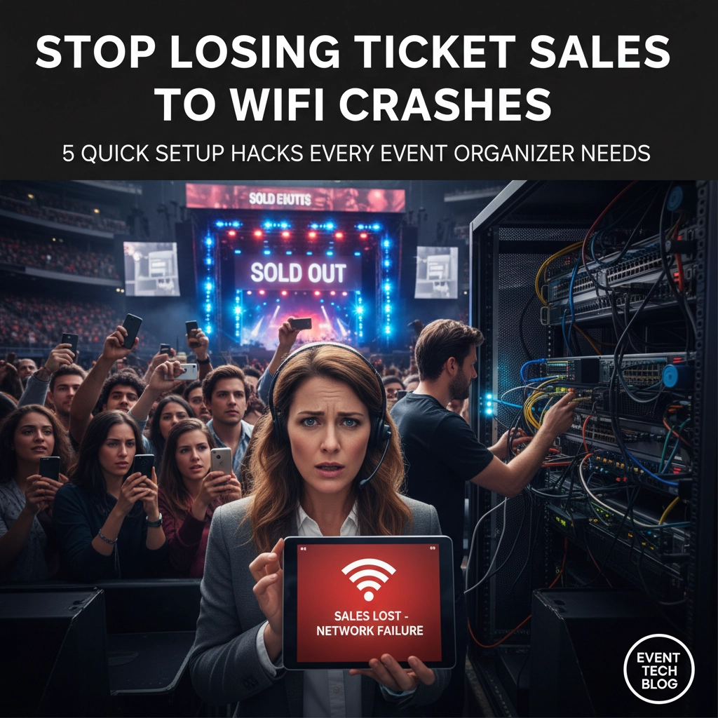 Stop Losing Ticket Sales to WiFi Crashes: 5 Quick Setup Hacks Every Event Organizer Needs