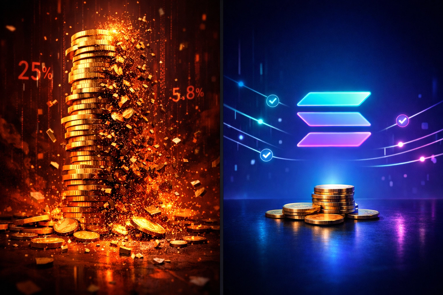 Crypto payment fee comparison showing traditional processors vs Larecoin's low-cost model