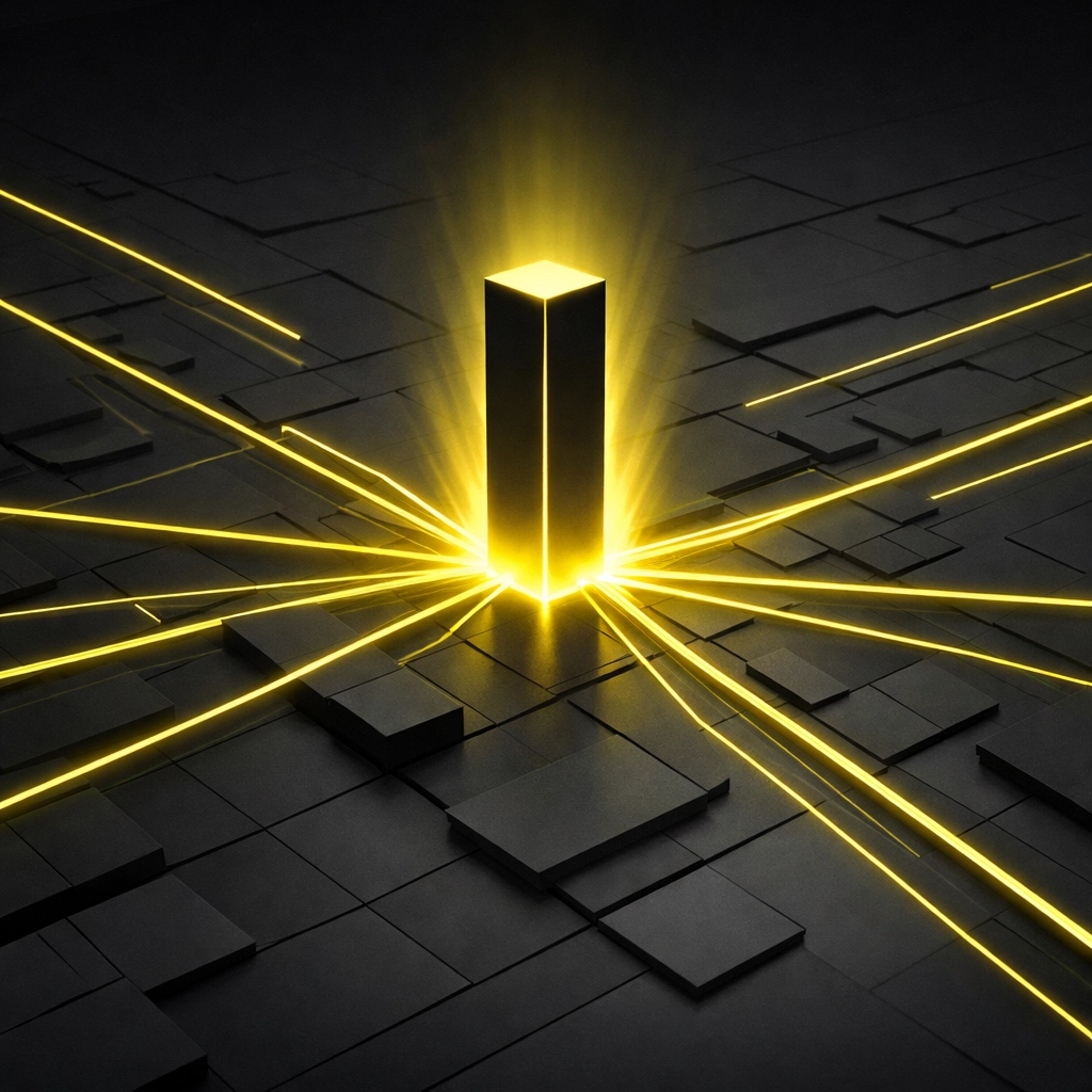 Digital data grid illustrating AI-driven marketing targeting high-intent leads for Bunbury business growth.