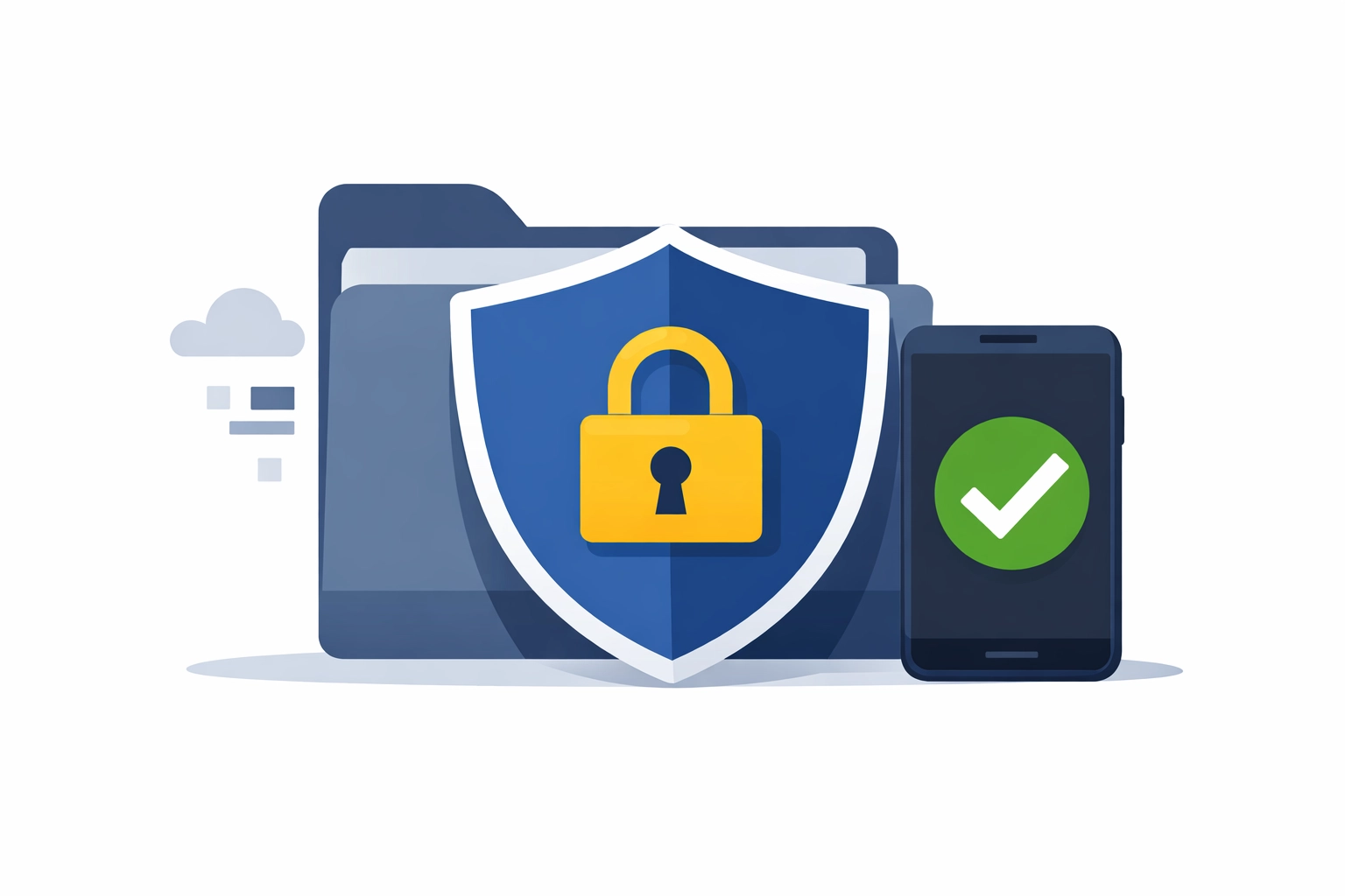 Secure virtual tax filing featuring data encryption and two-factor authentication for protection.