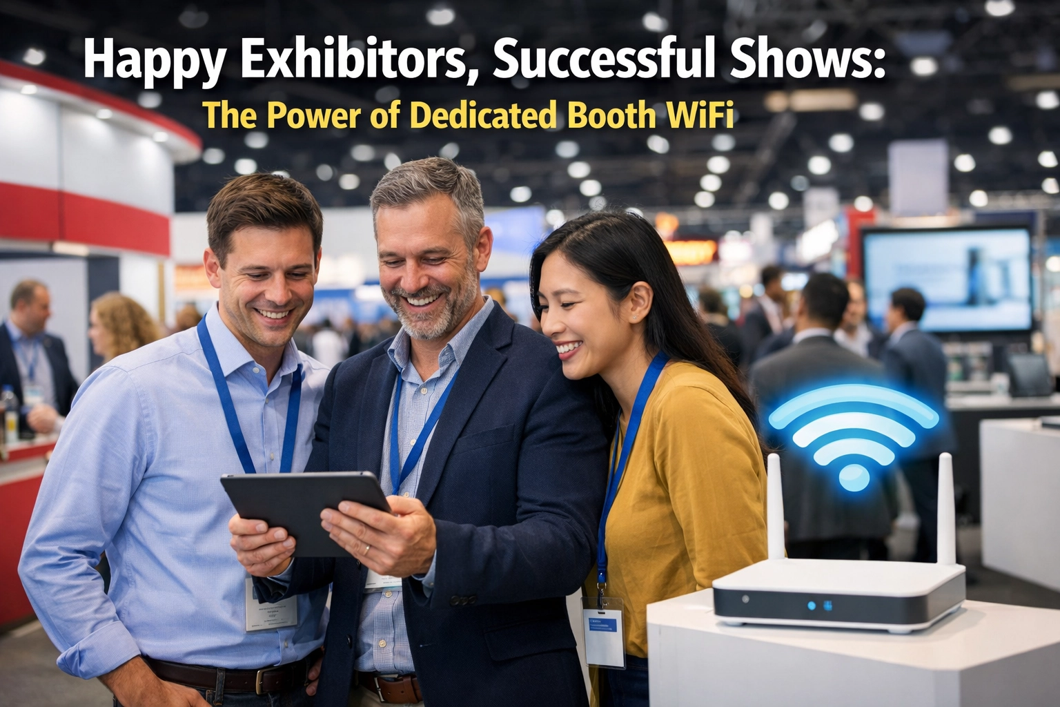 [HERO] Happy Exhibitors, Successful Shows: The Power of Dedicated Booth WiFi