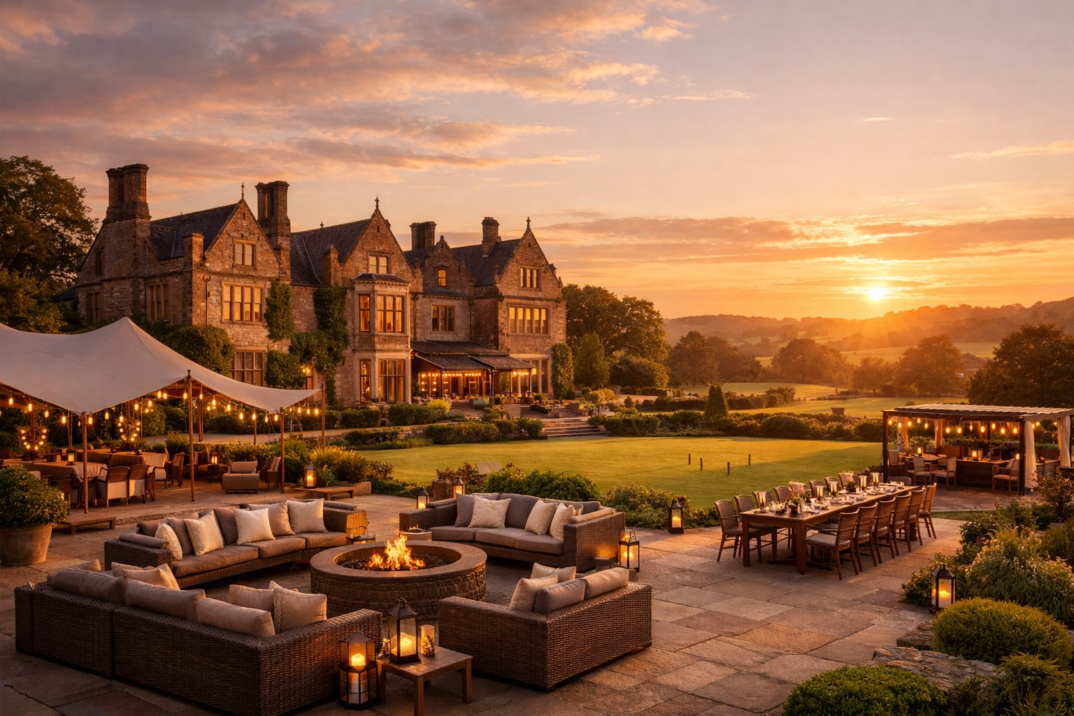Luxury UK country estate venue for corporate retreats and team building events