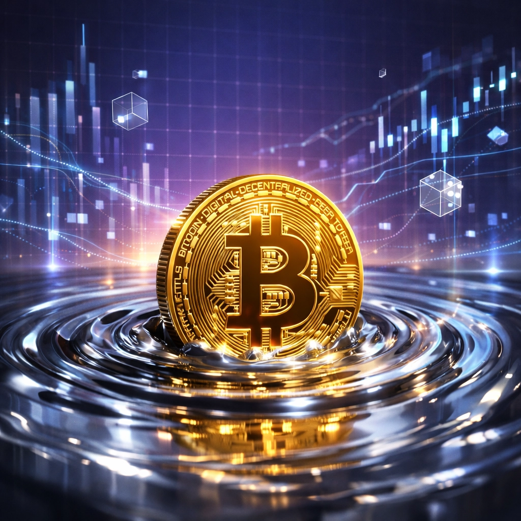 Bitcoin integration in institutional portfolio showing digital asset connectivity