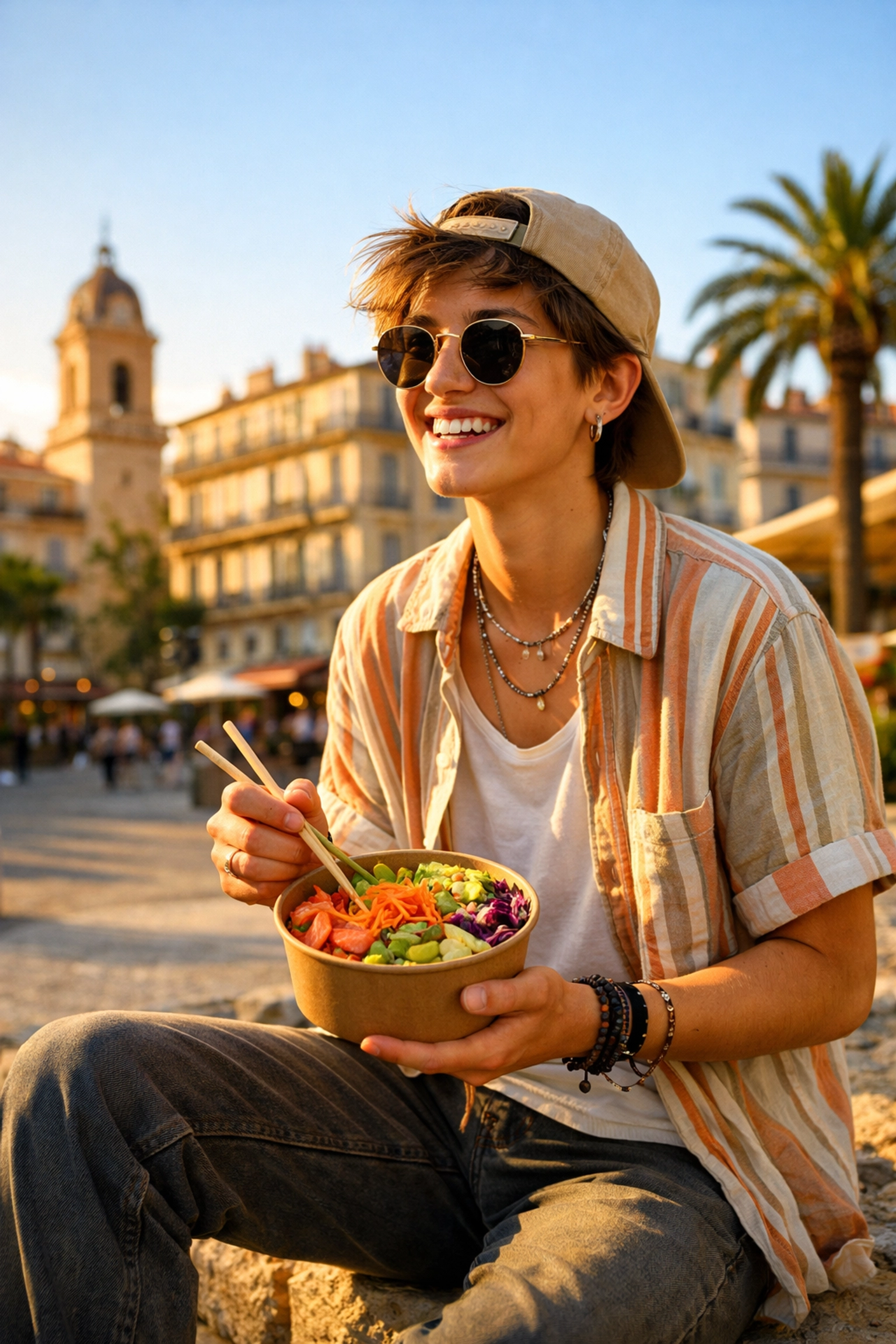 Pause déjeuner saine à Montpellier avec un poke bowl frais à emporter en plein centre-ville.