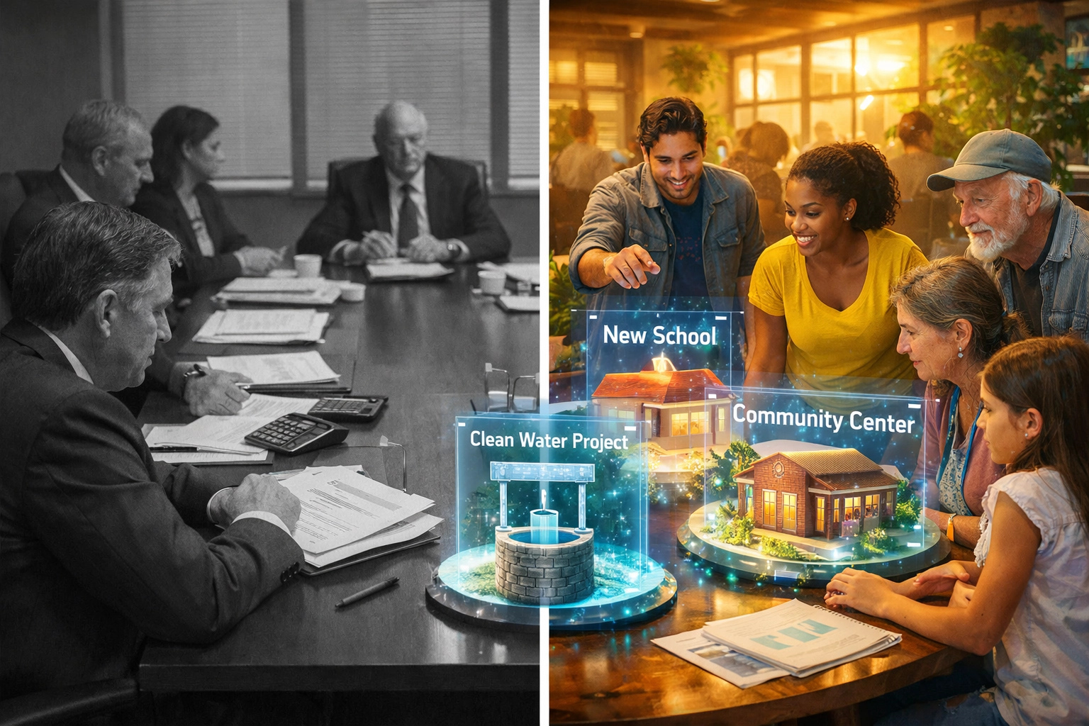 Traditional vs decentralized philanthropy: community-driven charitable impact model