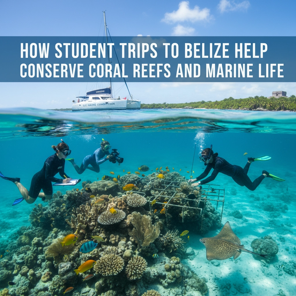 How Student Trips to Belize Help Conserve Coral Reefs and Marine Life