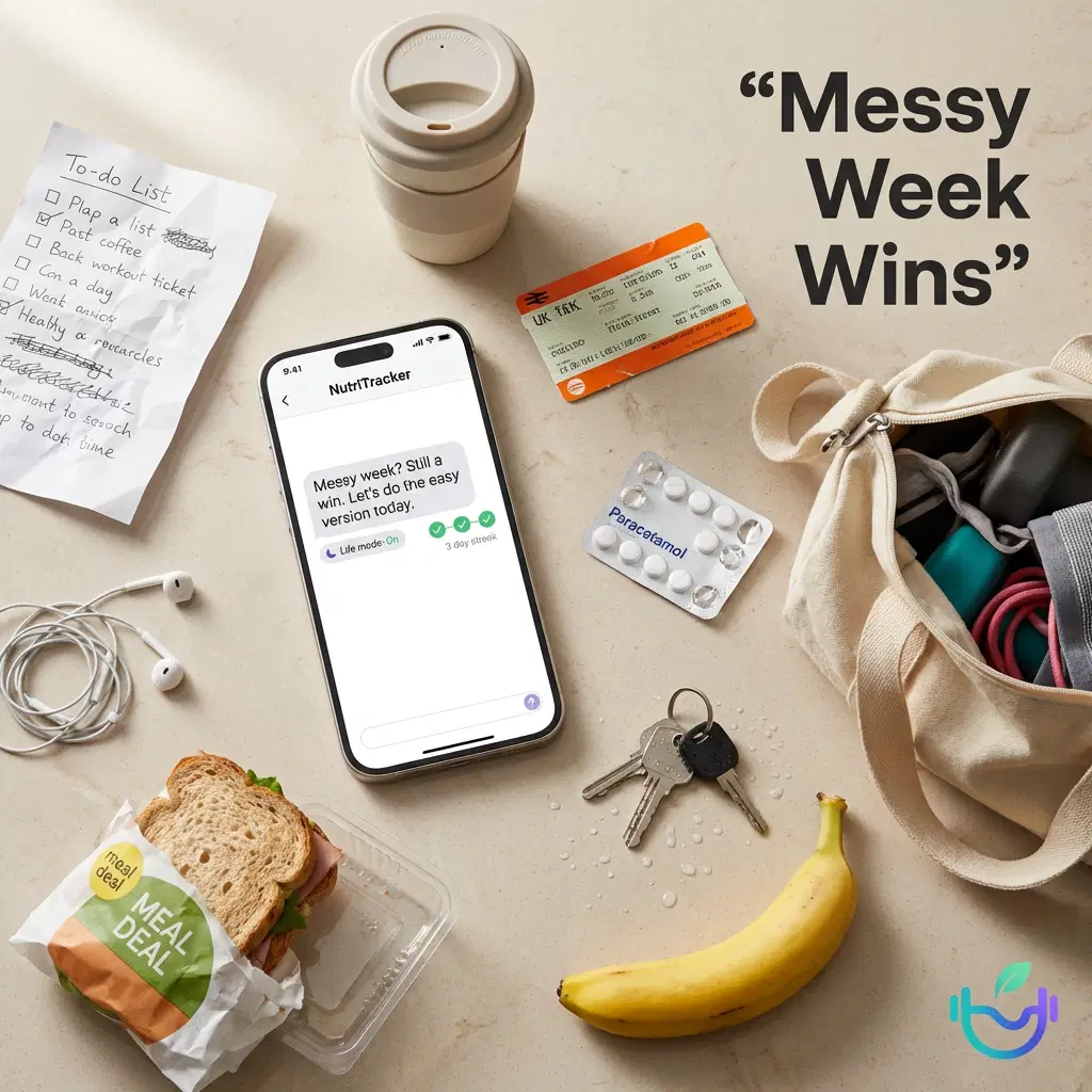 Real-life chaos and NutriTracker's flexible, motivational approach