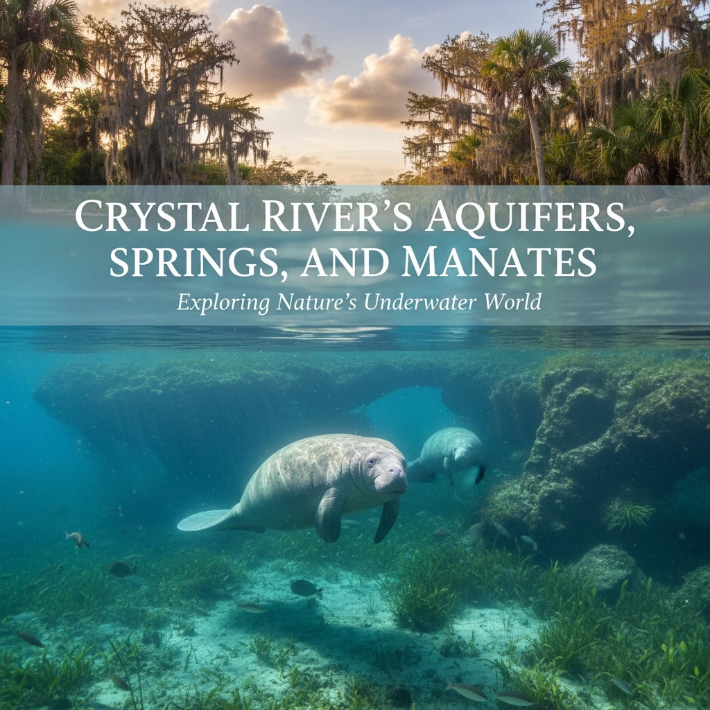 Crystal River's Aquifers, Springs, and Manatees: Exploring Nature's Underwater World