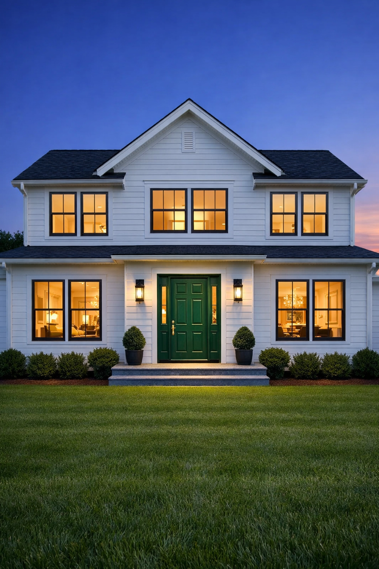 Successfully renovated modern home ready for market after a profitable hard money loan project.