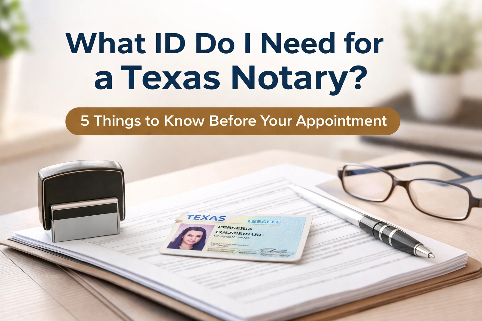 [HERO] What ID Do I Need for a Texas Notary? 5 Things to Know Before Your Appointment