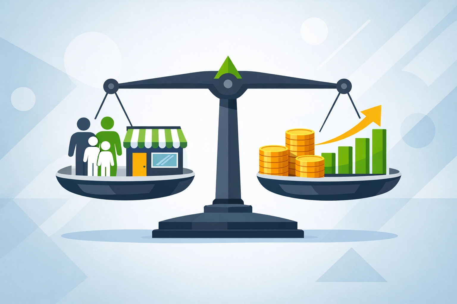 Scale balancing family and small business finances with 2026 federal tax updates for New Haven residents.