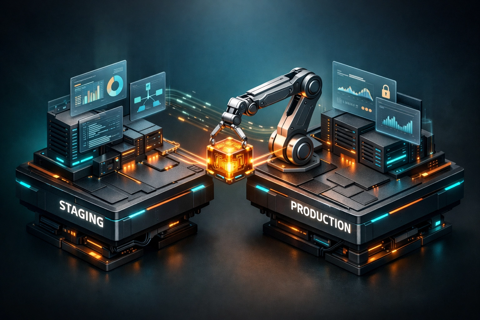 Professional WordPress staging environment illustrating safe and verified website updates.