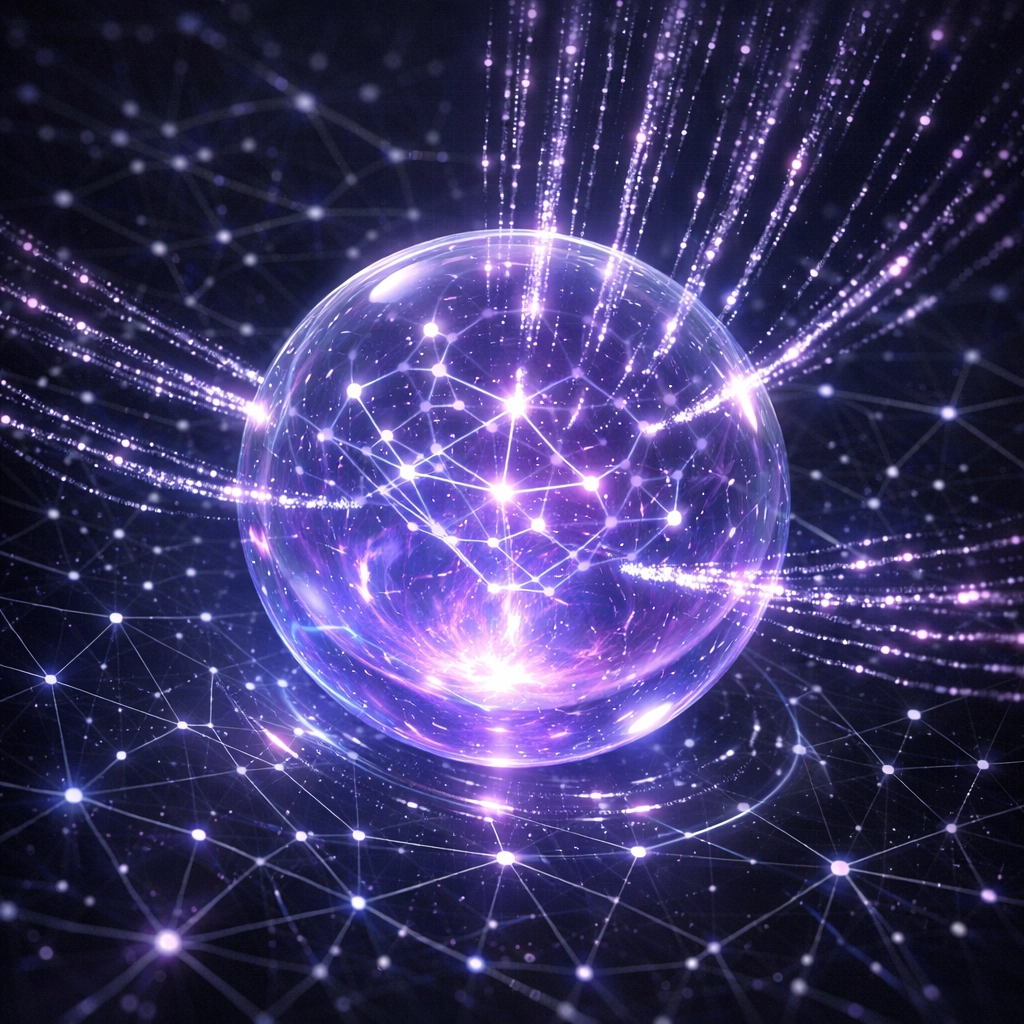 Neural network illustration showing how AI processes information for Generative Engine Optimization.