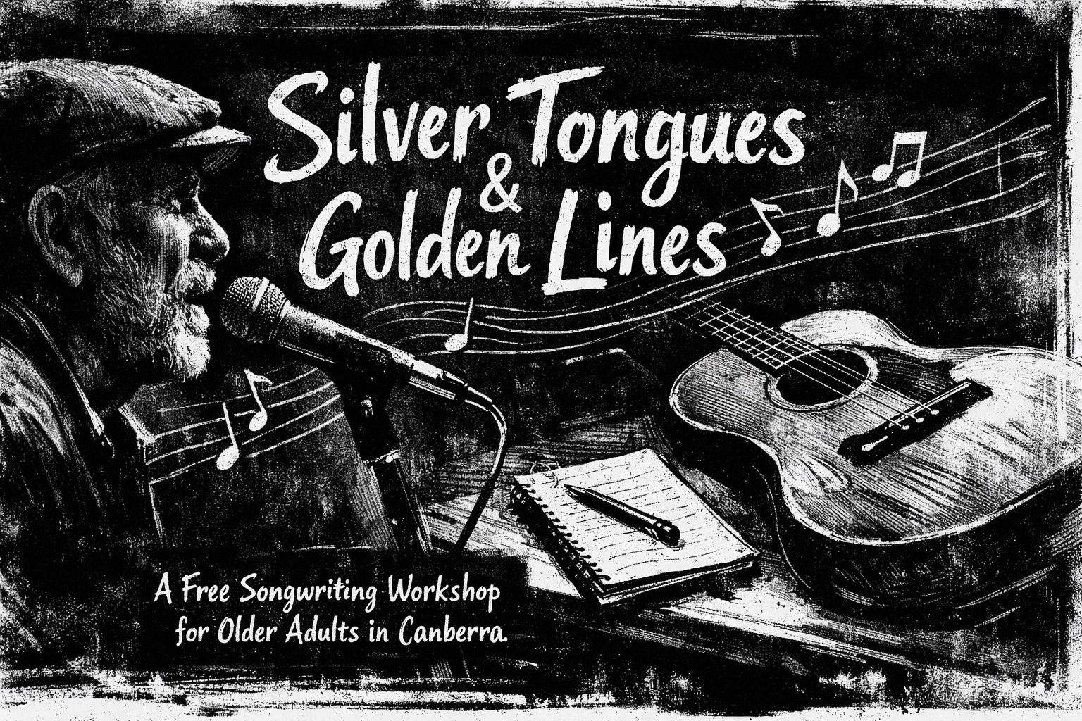 [HERO] Silver Tongues & Golden Lines: A Free Songwriting Workshop for Older Adults in Canberra